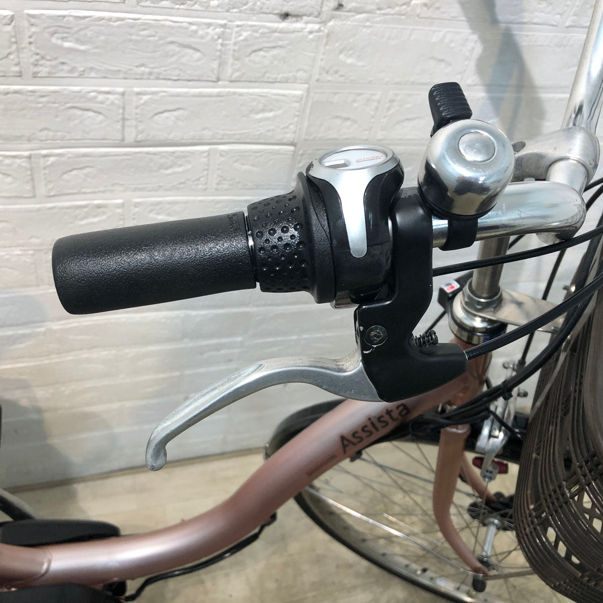 中古電動自転車 ブリヂストン アシスタ DX ピンク 26インチ YD077 