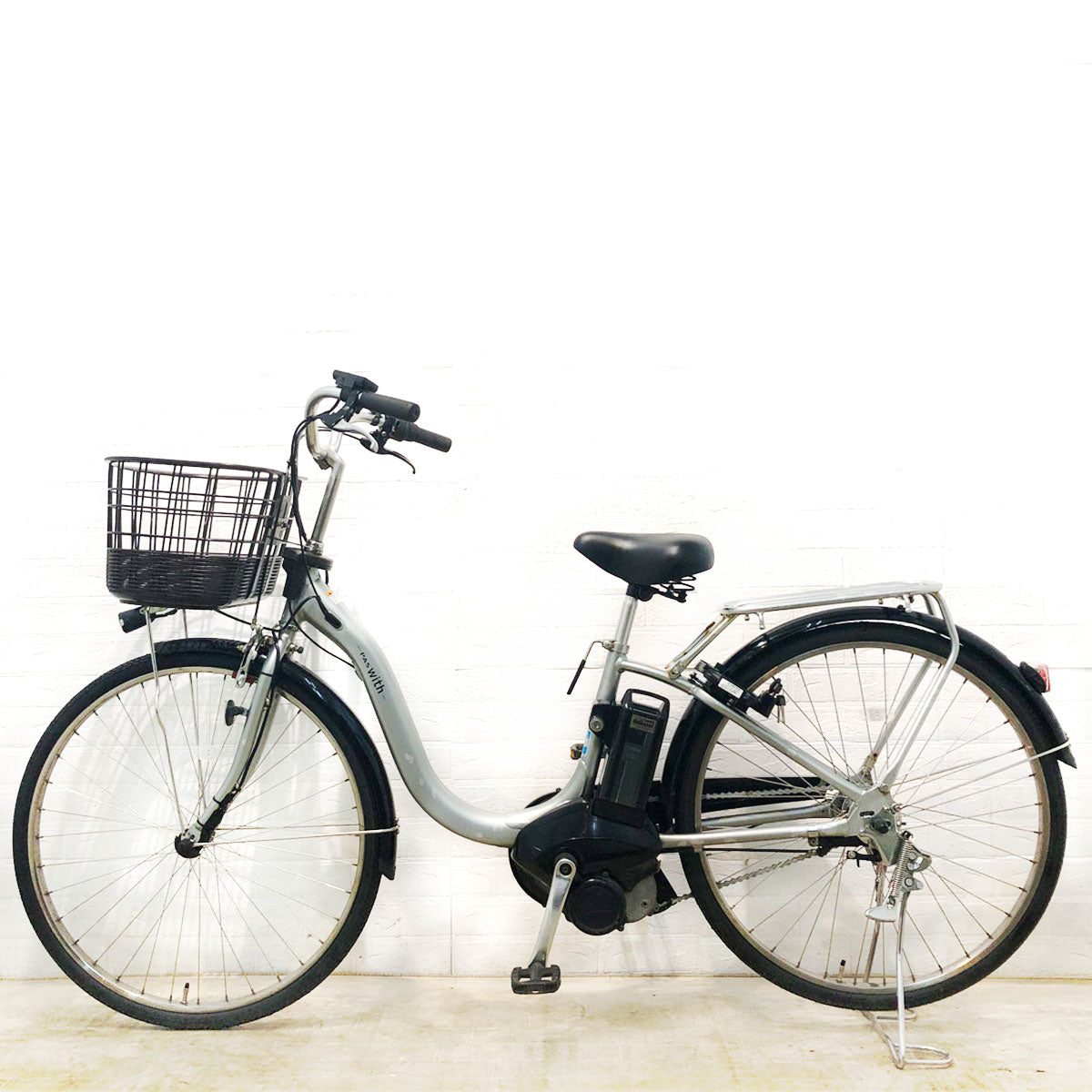 ヤマハ PAS With パス ウィズ シルバー 26インチ YD078  【中古車】