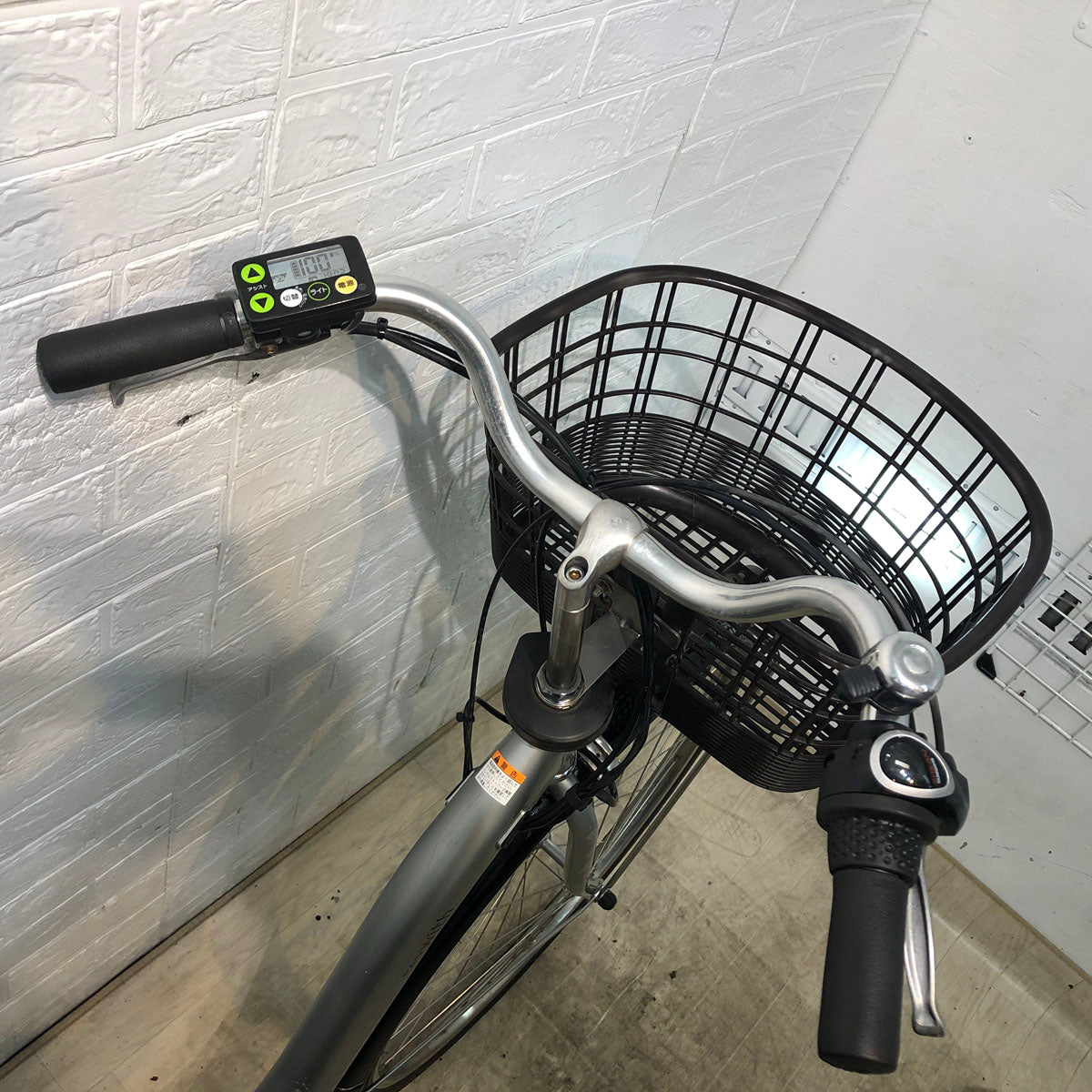 中古電動自転車 ヤマハ PAS With パス ウィズ シルバー 26インチ YD078 