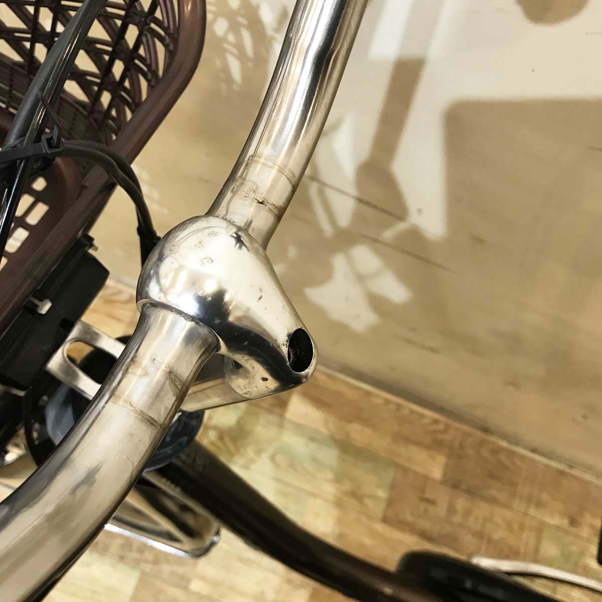 中古電動自転車  パナソニック ビビ EX ブラウン 24インチ KC038