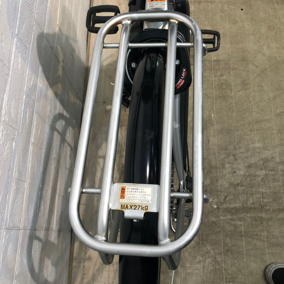 中古電動自転車 ヤマハ PAS With パス ウィズ シルバー 26インチ YD078