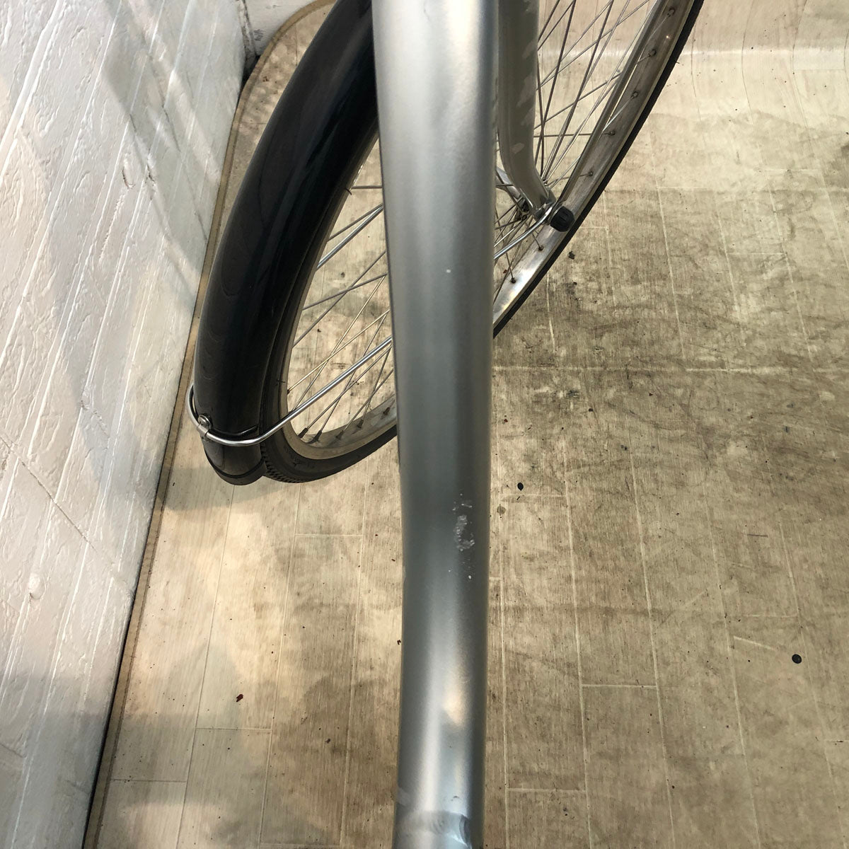 中古電動自転車 ヤマハ PAS With パス ウィズ シルバー 26インチ YD078 