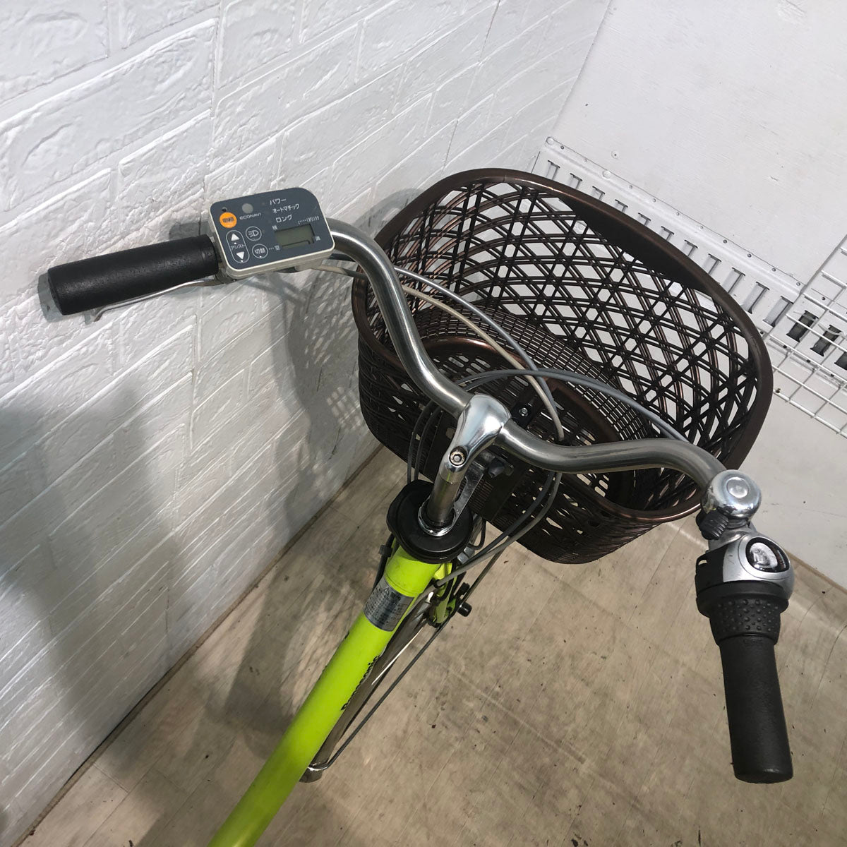 中古電動自転車 パナソニック ビビ DX グリーン 24インチ YW017