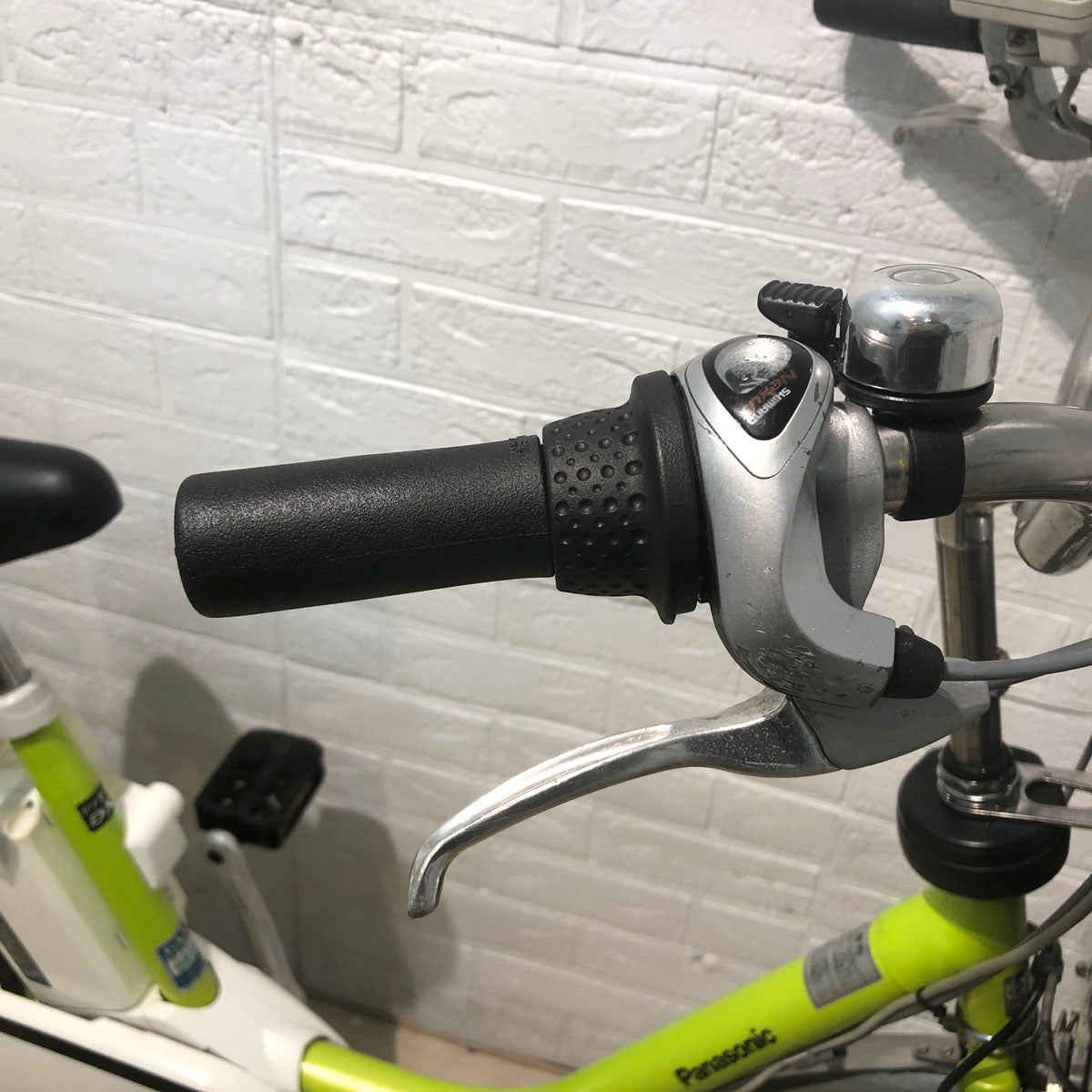 中古電動自転車 パナソニック ビビ DX グリーン 24インチ YW017