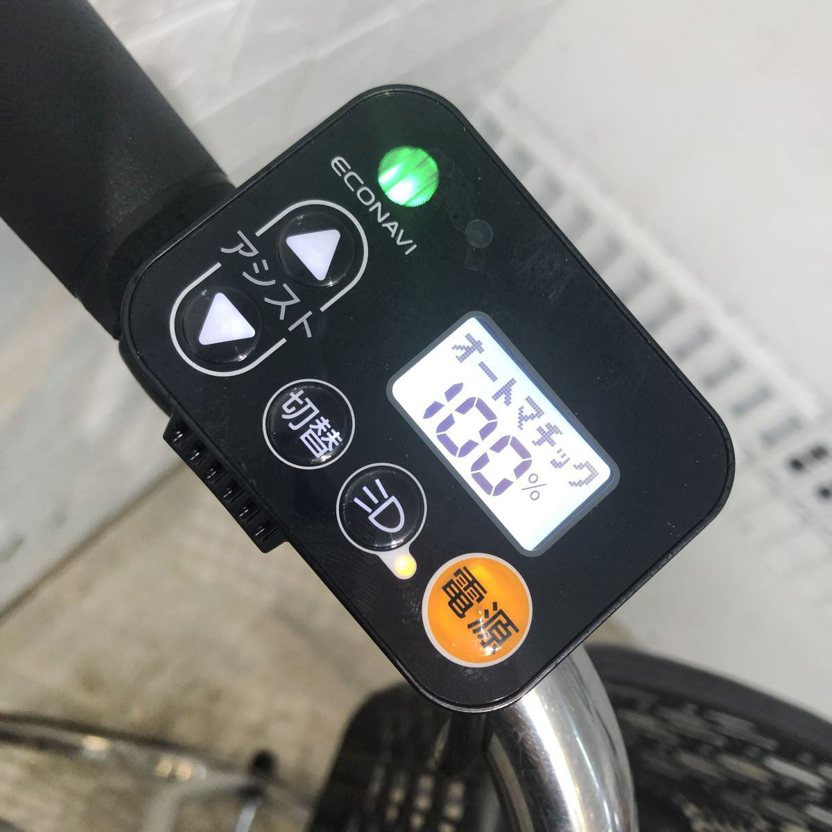 中古電動自転車 パナソニック ビビDX シルバー 26インチ YJ006