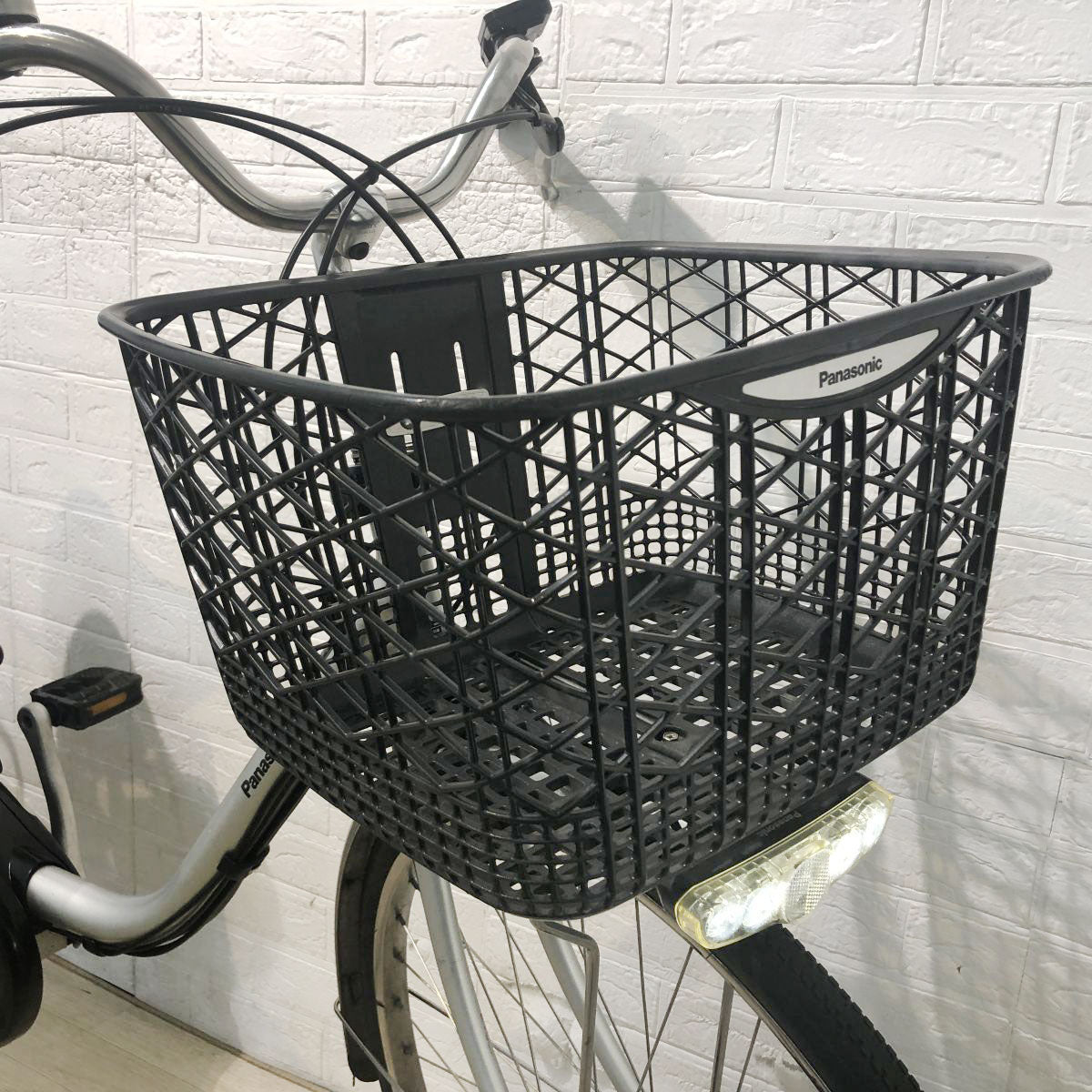中古電動自転車 パナソニック ビビDX シルバー 26インチ YJ006