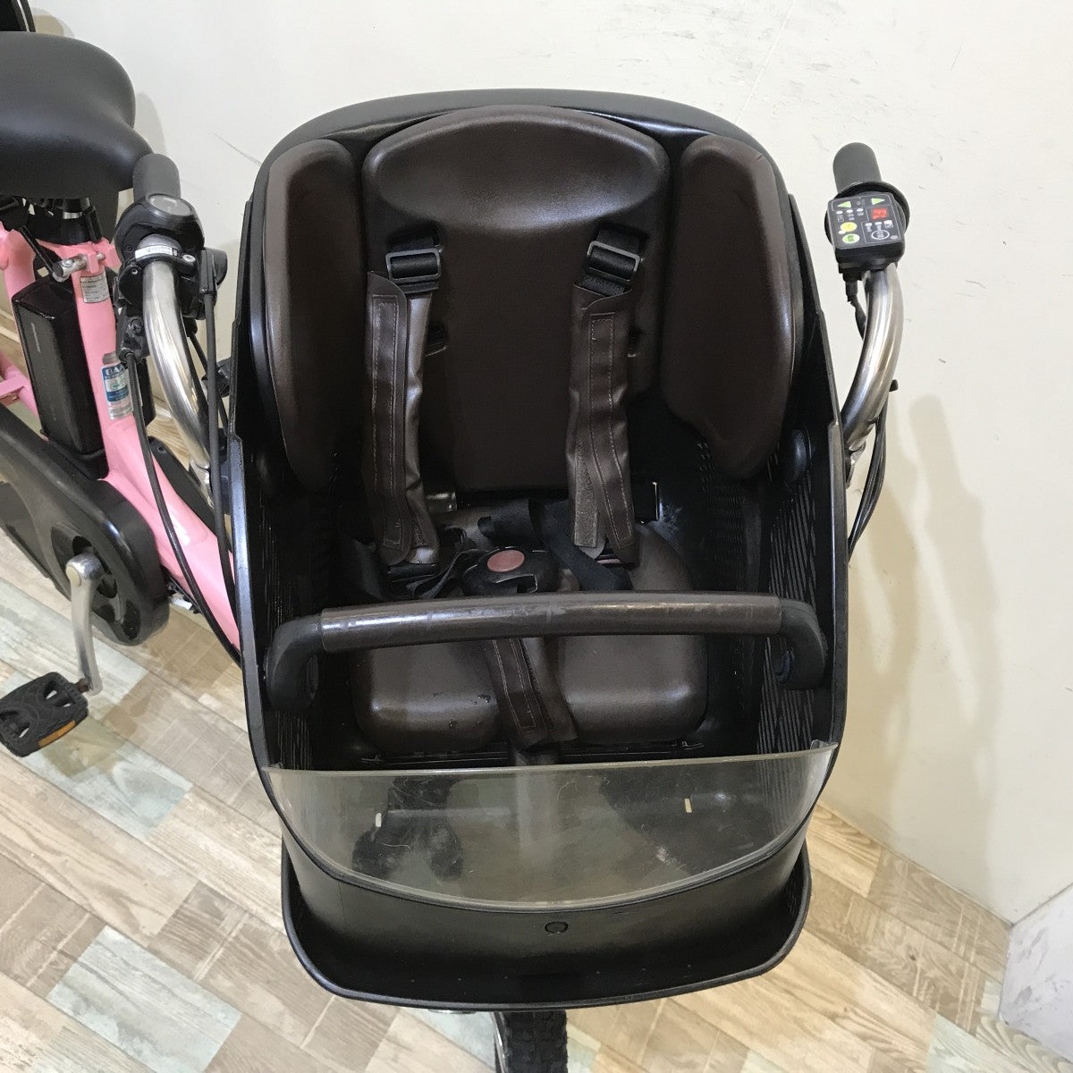 中古電動自転車 ブリヂストン アンジェリーノプティットe ピンク 20インチ KH028