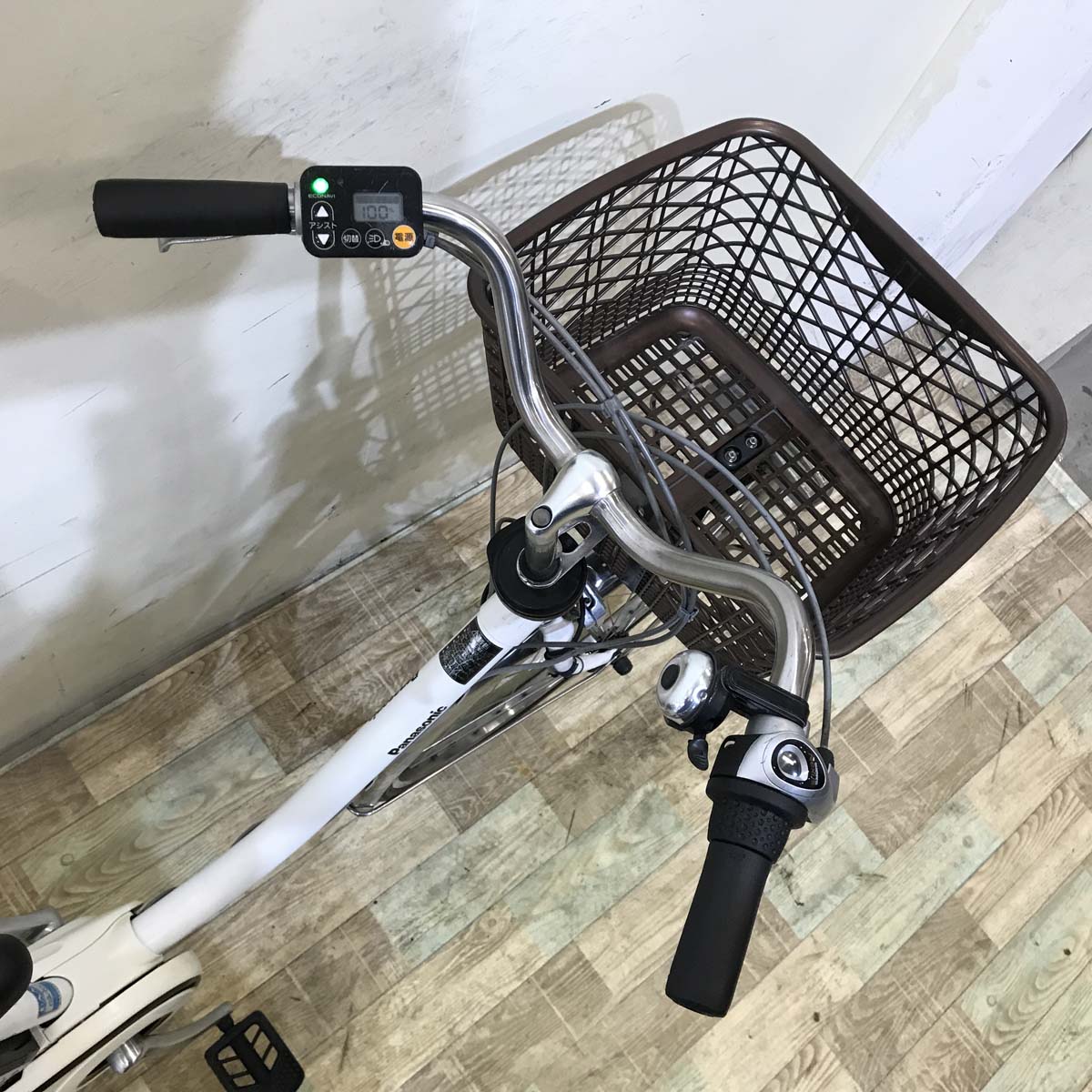 中古電動自転車  パナソニック ビビ DX ホワイト 26インチ KC040 