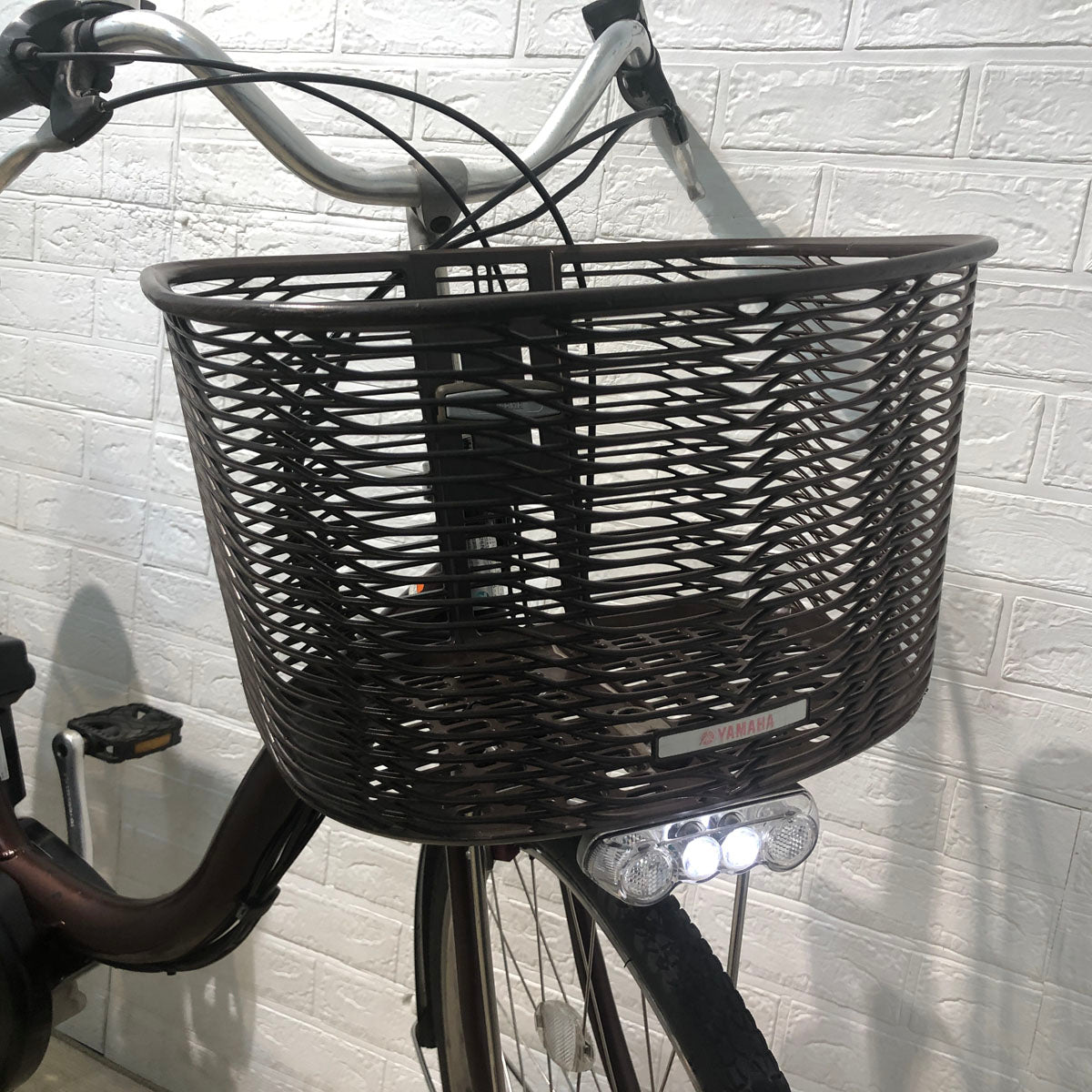 中古電動自転車 ヤマハ PAS ナチュラ L ブラウン 26インチ YW018