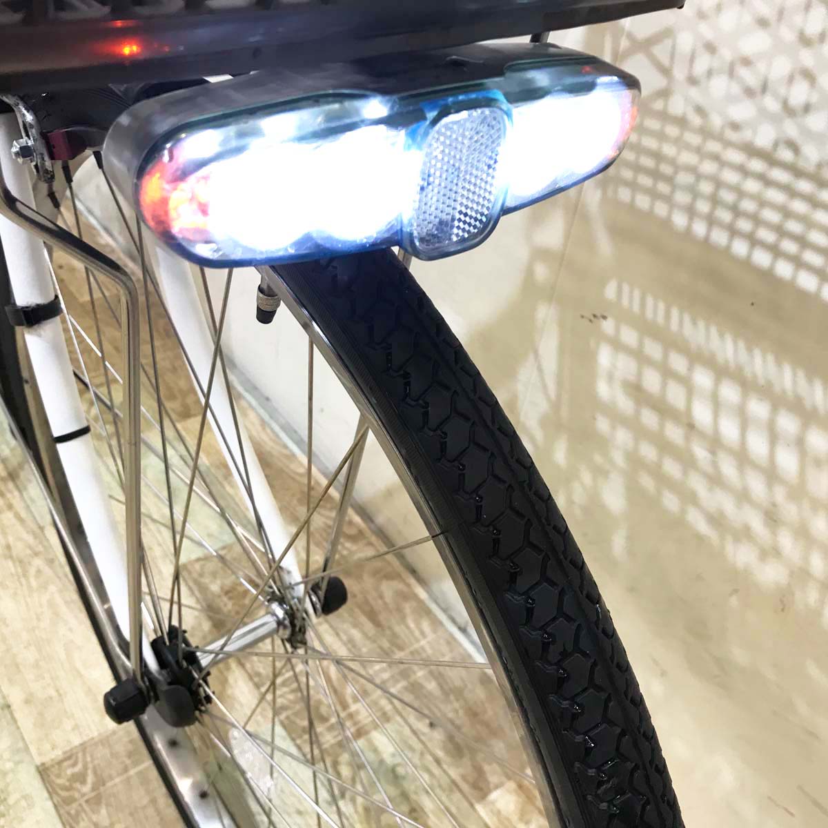 中古電動自転車  パナソニック ビビ DX ホワイト 26インチ KC040 