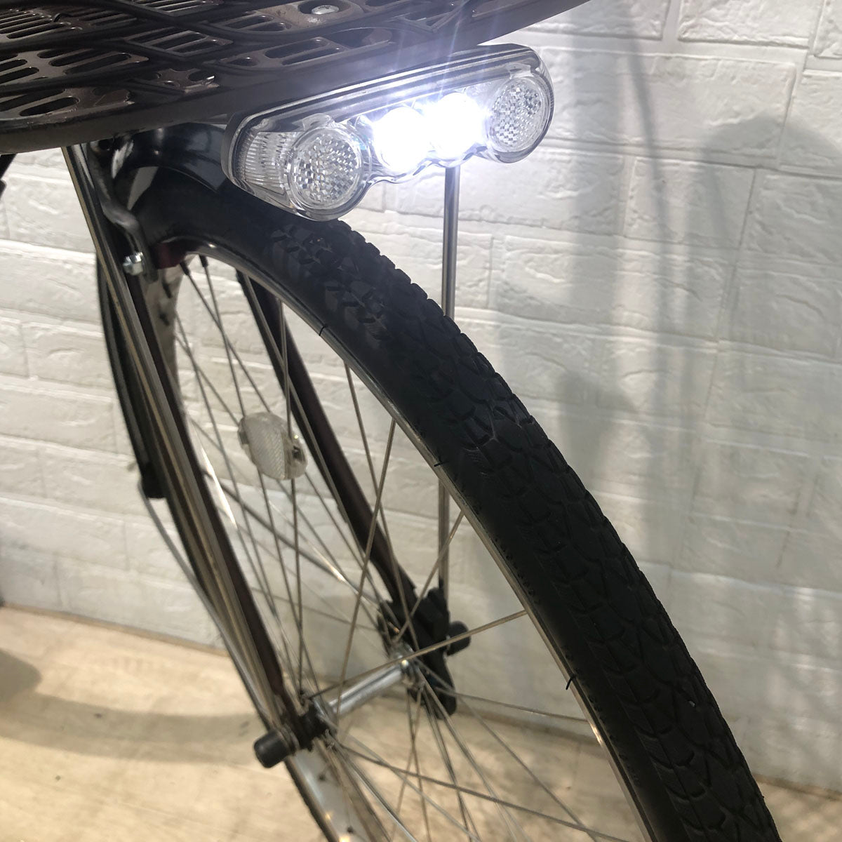 中古電動自転車 ヤマハ PAS ナチュラ L ブラウン 26インチ YW018