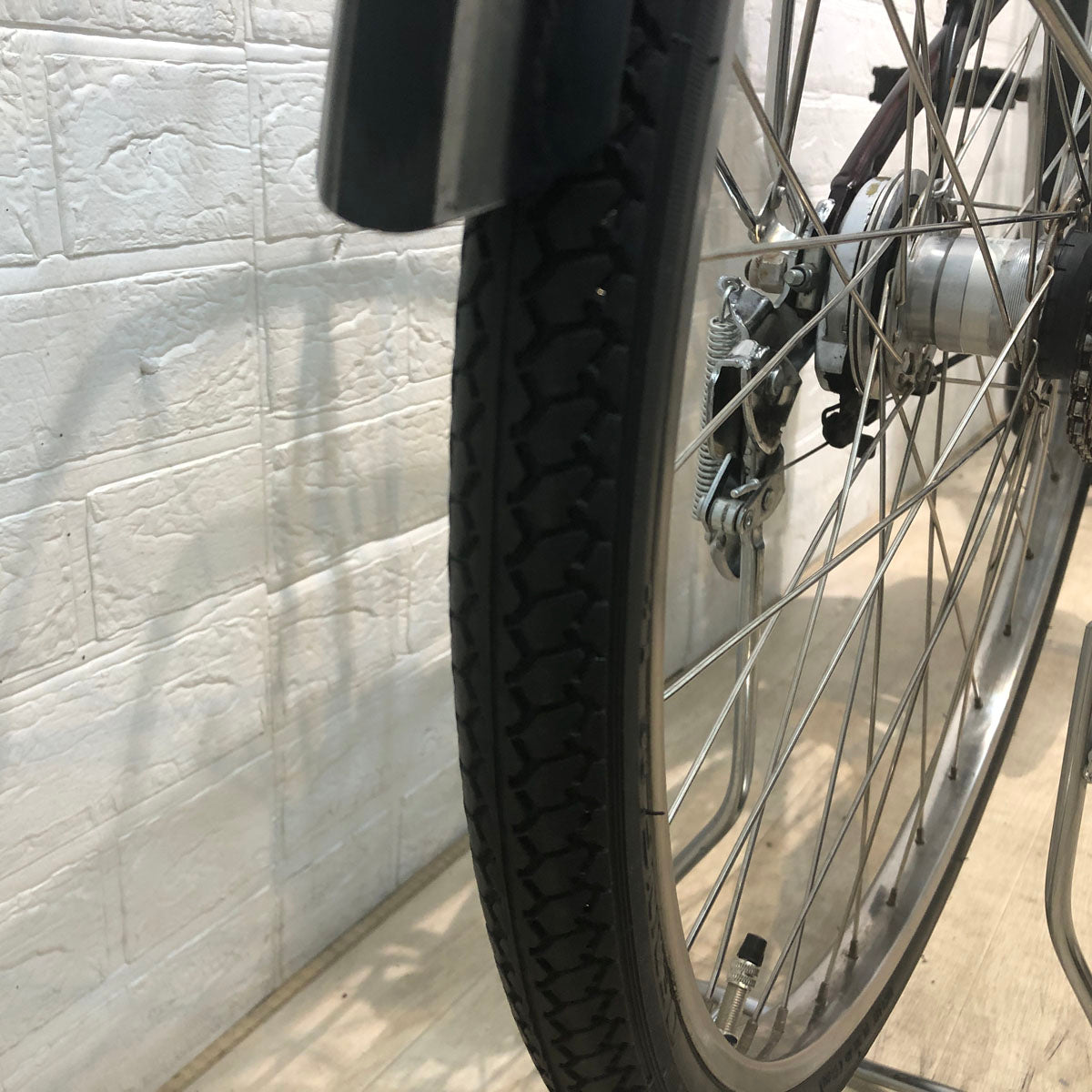 中古電動自転車 ヤマハ PAS ナチュラ L ブラウン 26インチ YW018