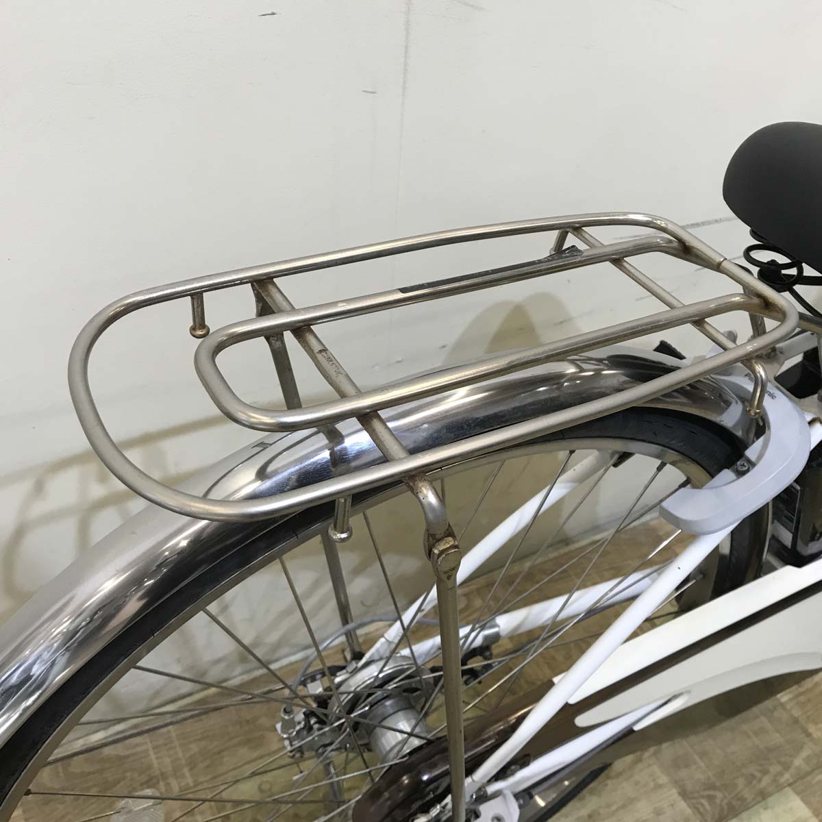 中古電動自転車 パナソニック ビビ DX ホワイト 26インチ KC040 – e
