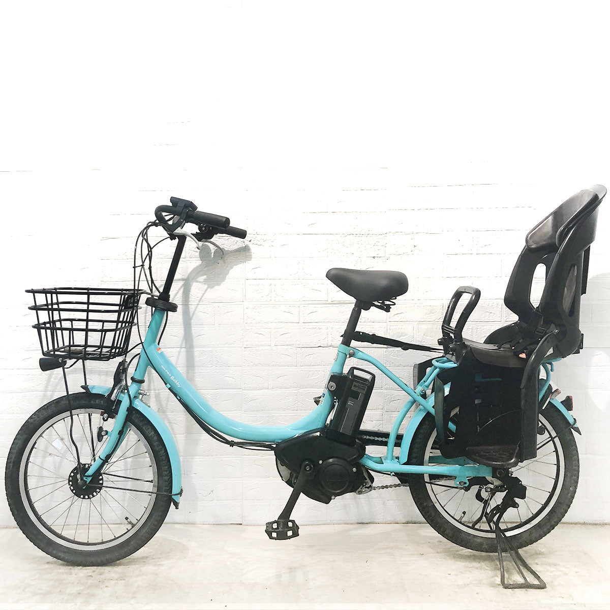 中古電動自転車 ヤマハ PAS バビー ブルー 20インチ YJ007