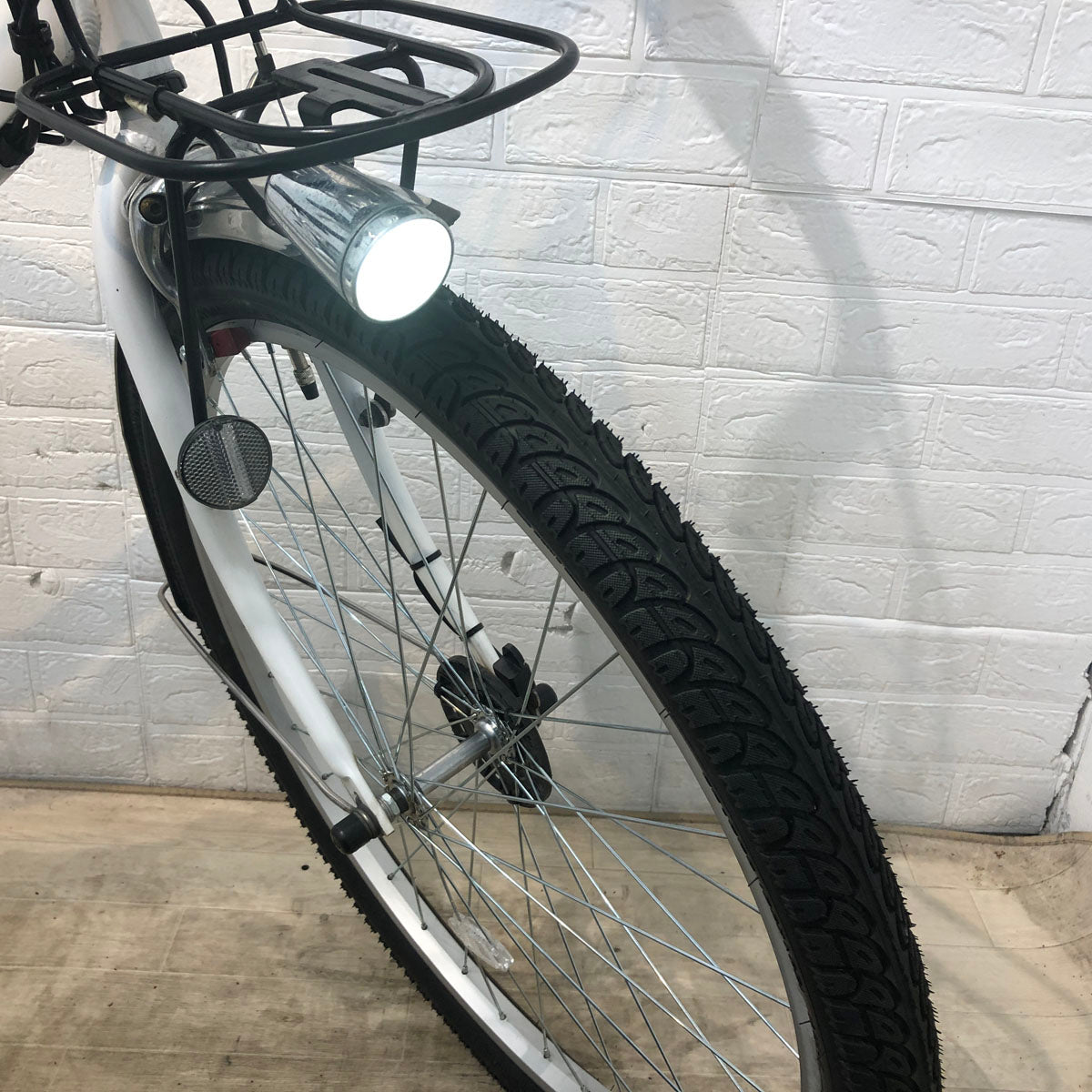 中古電動自転車 ヤマハ PAS Mina パス ミナ ホワイト 26インチ YD080