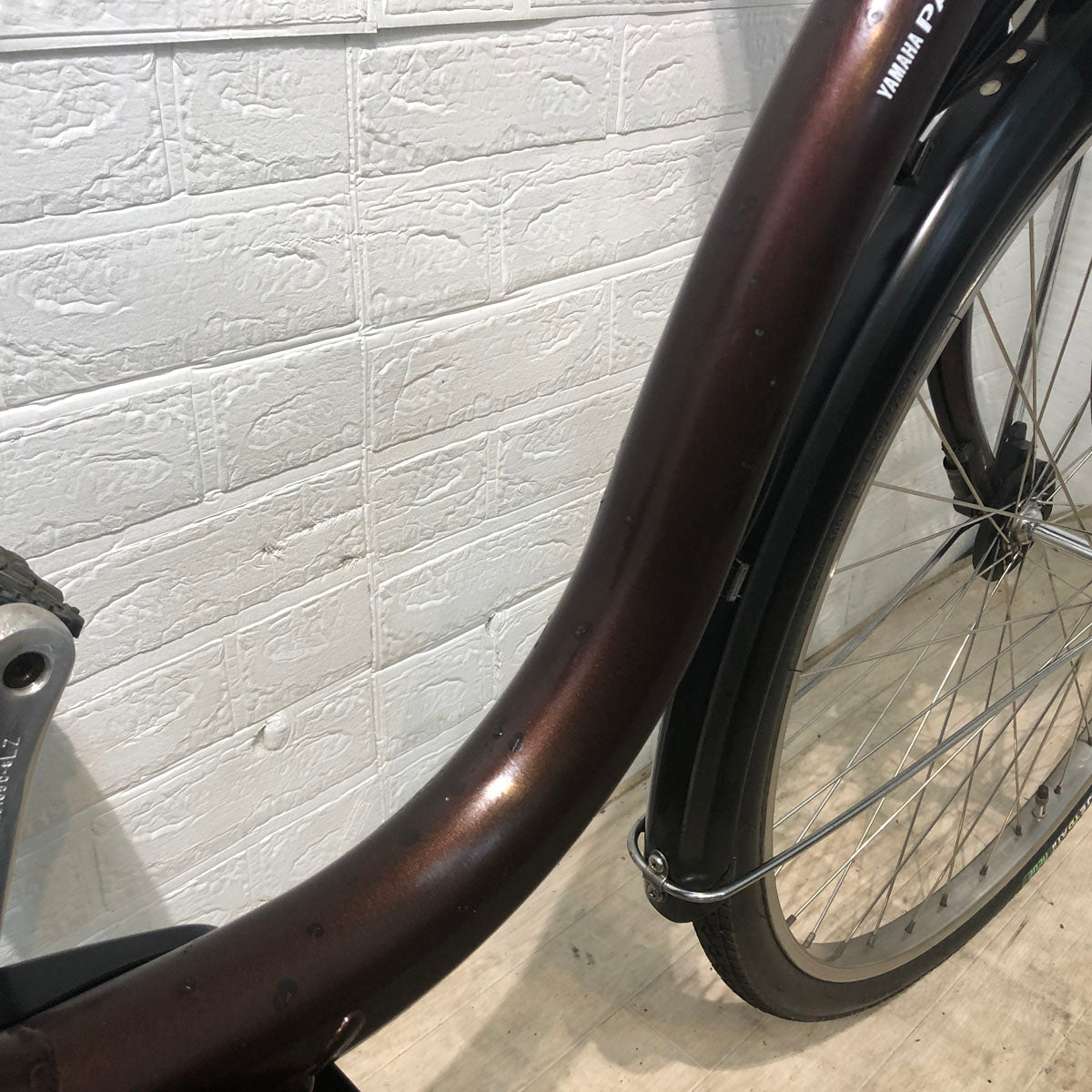 中古電動自転車 ヤマハ PAS ナチュラ L ブラウン 26インチ YW018 – e