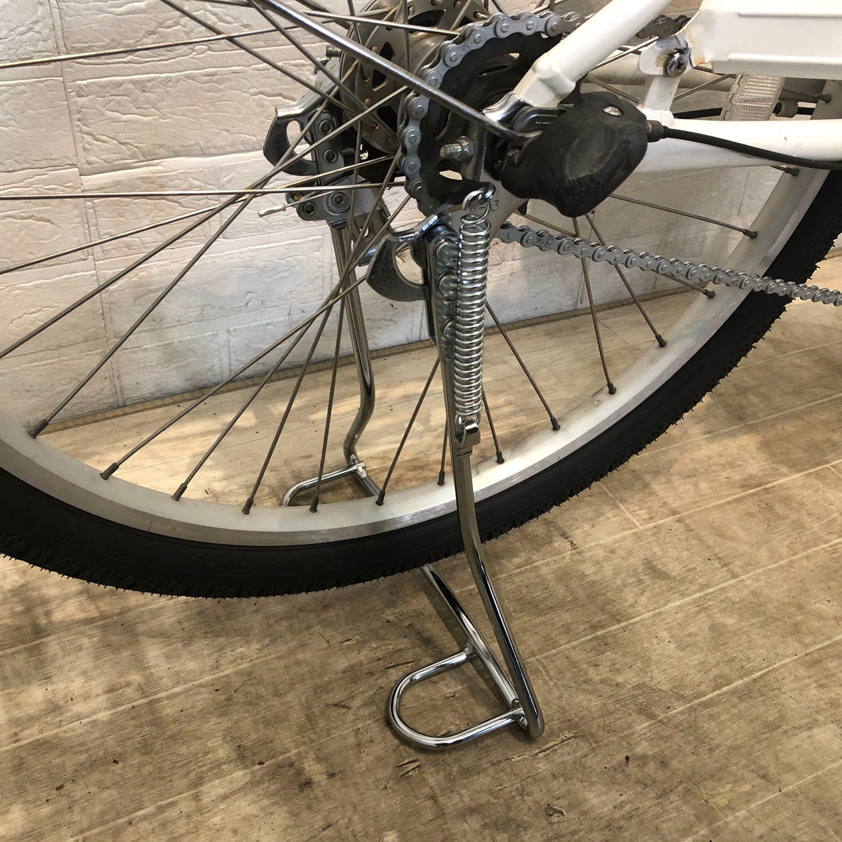 中古電動自転車 ヤマハ PAS Mina パス ミナ ホワイト 26インチ YD080 