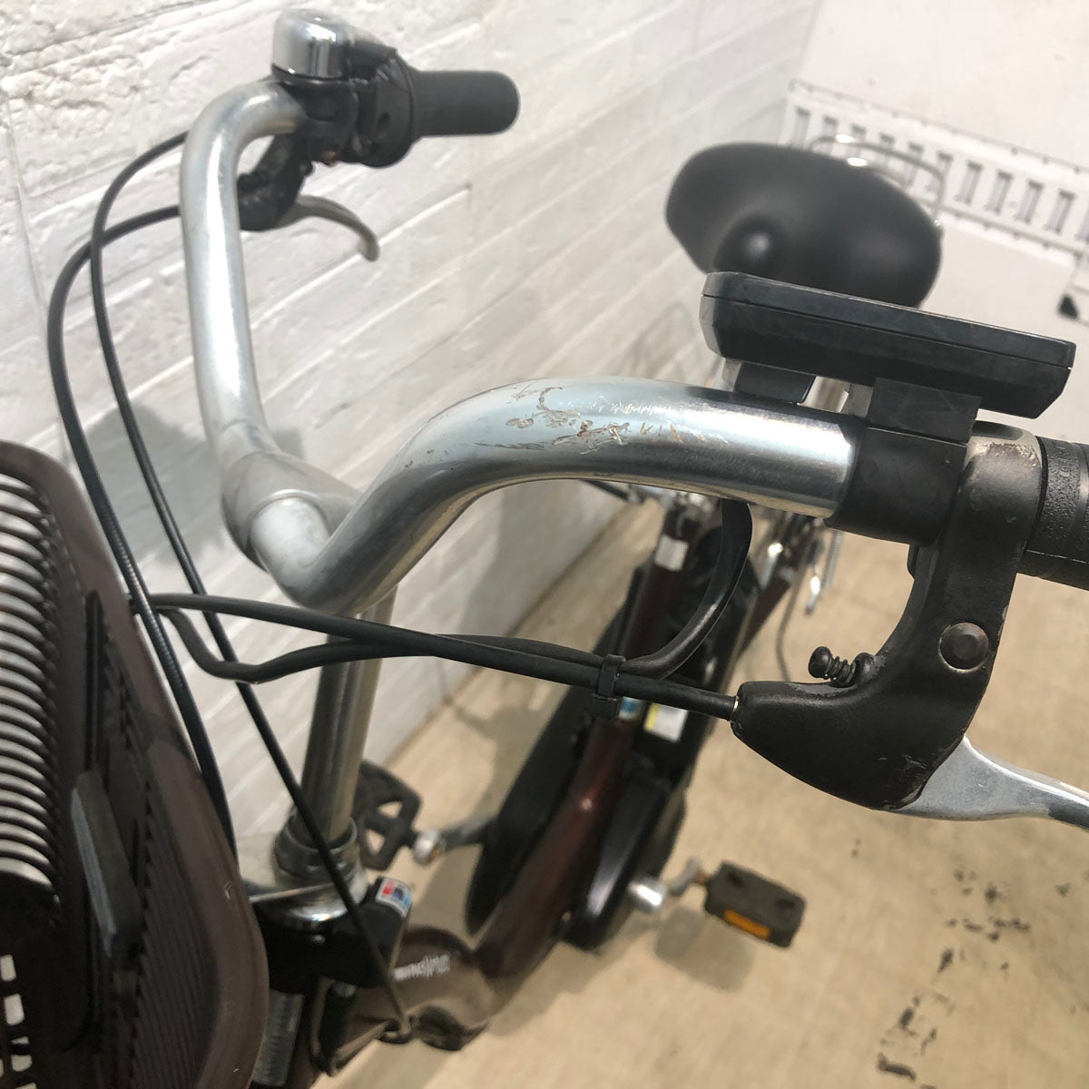 中古電動自転車 ヤマハ PAS ナチュラ L ブラウン 26インチ YW018