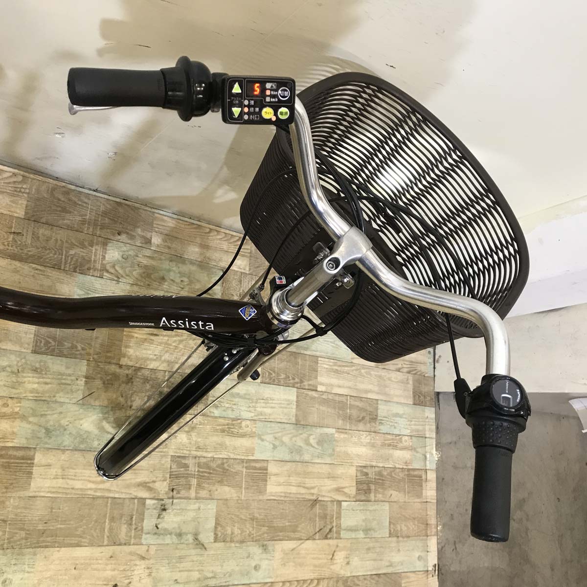 中古電動自転車  ブリヂストン アシスタ DX ブラウン 26インチ KC041 