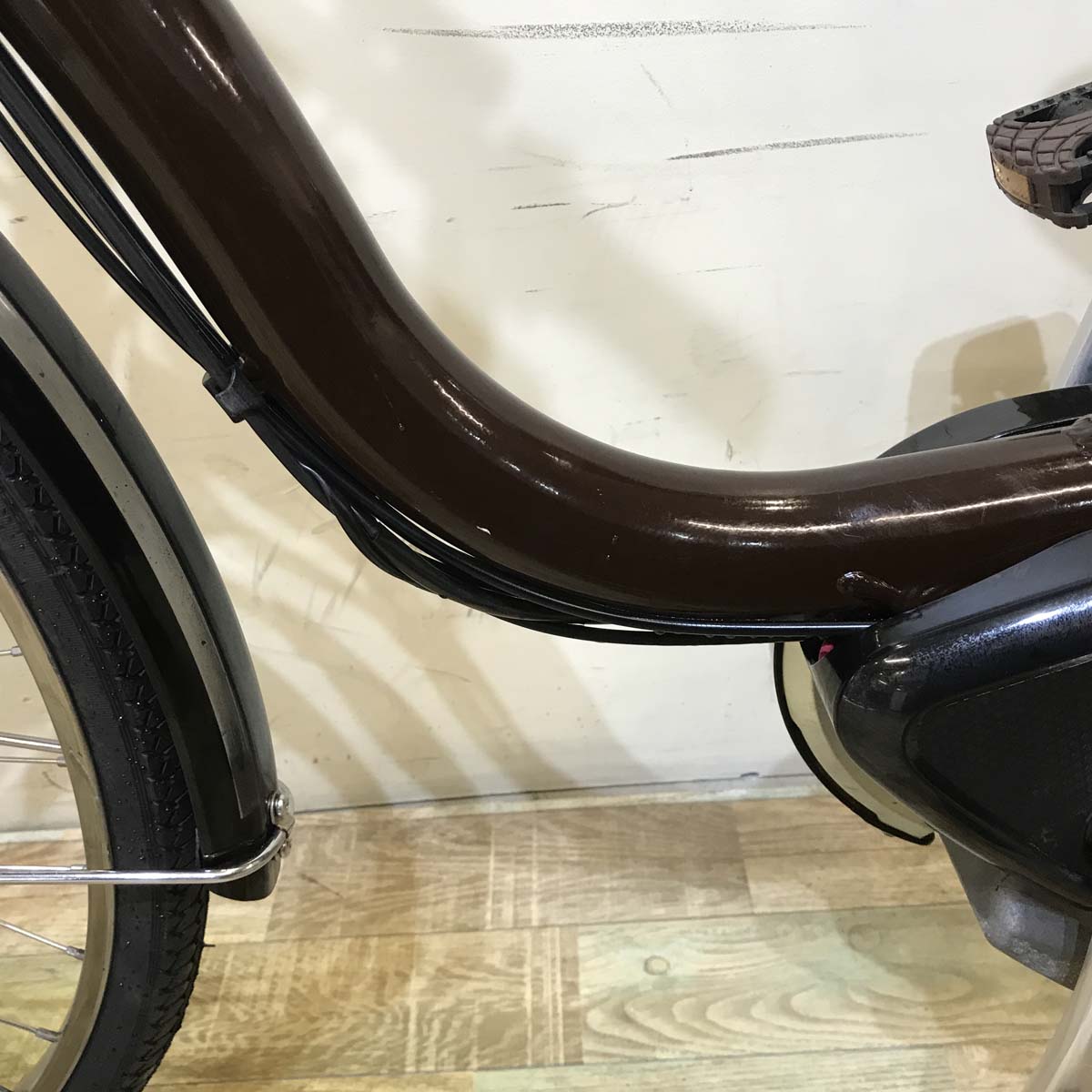 中古電動自転車  ブリヂストン アシスタ DX ブラウン 26インチ KC041 