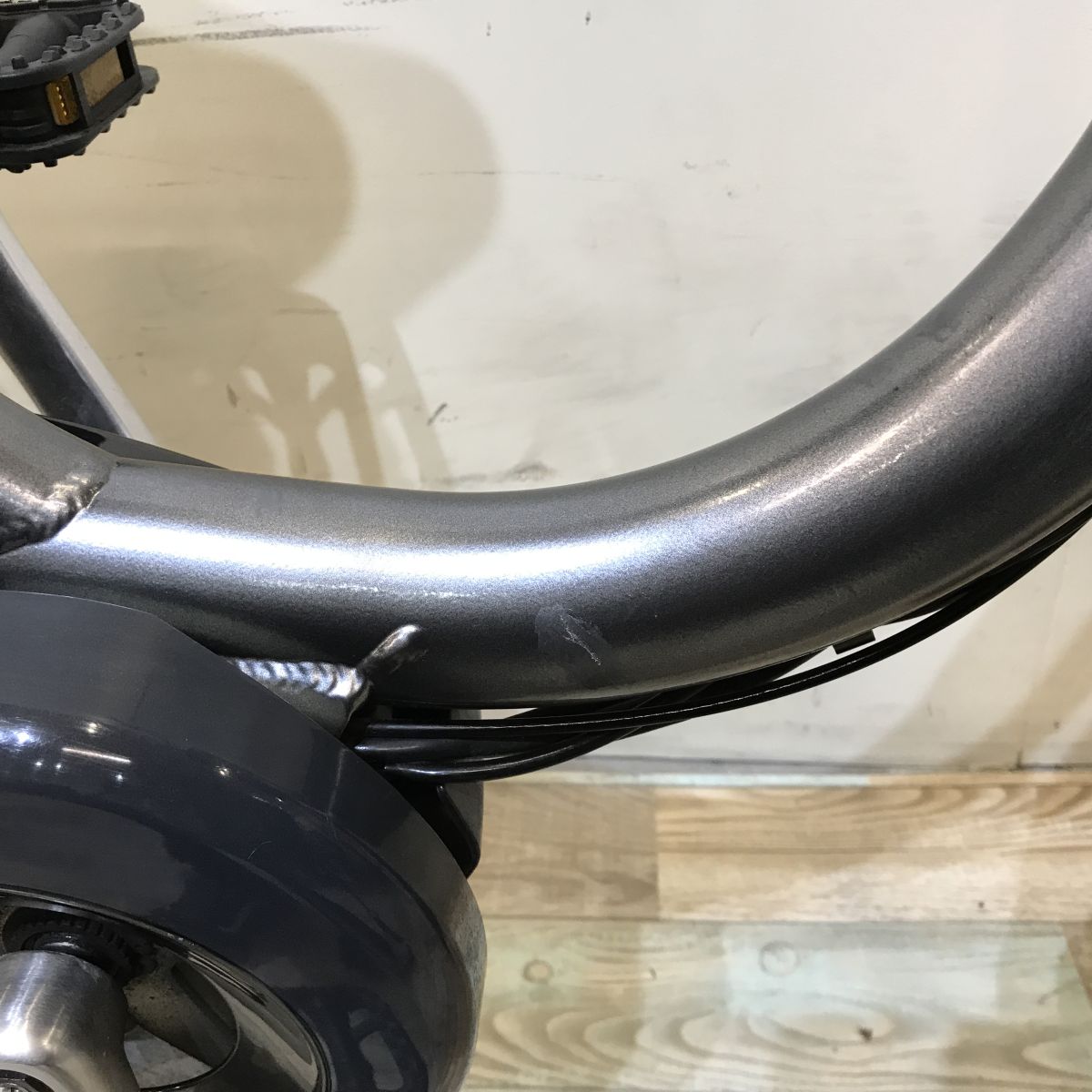 中古電動自転車 ヤマハ PAS チア シルバー 26インチ KH030