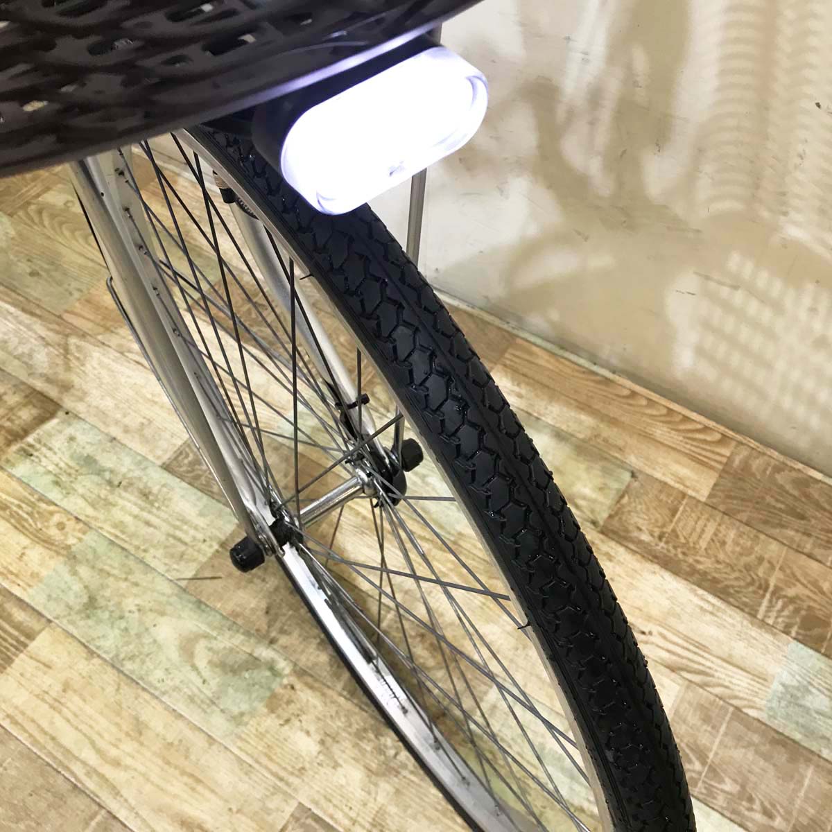 中古電動自転車  ヤマハ PAS ナチュラ M シルバー 26インチ KC042