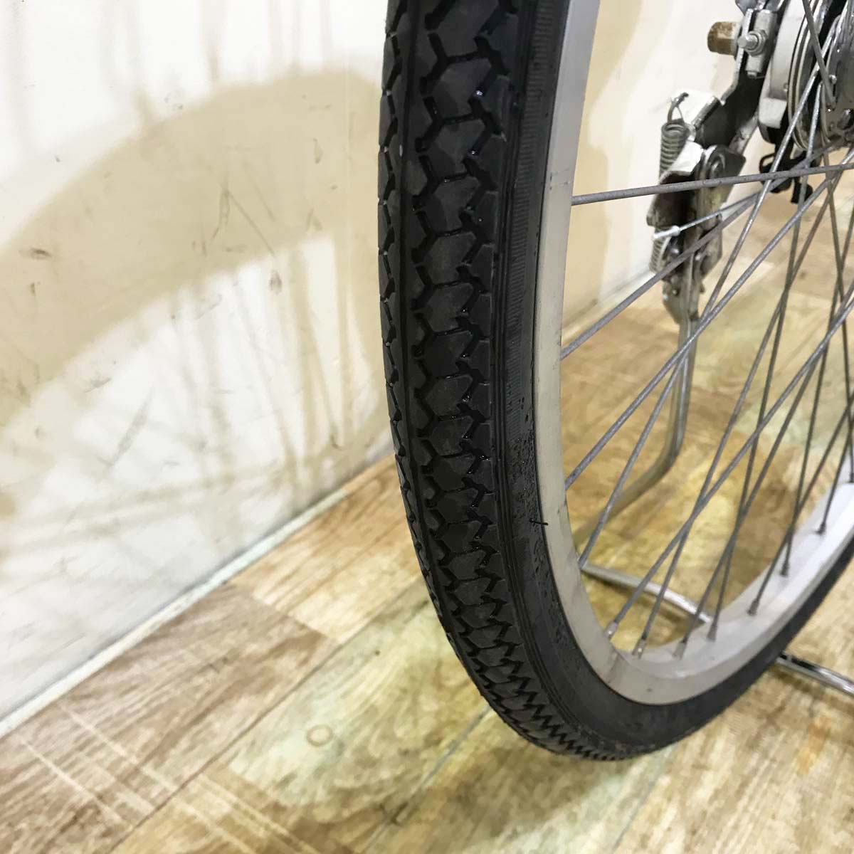 中古電動自転車  ヤマハ PAS ナチュラ M シルバー 26インチ KC042