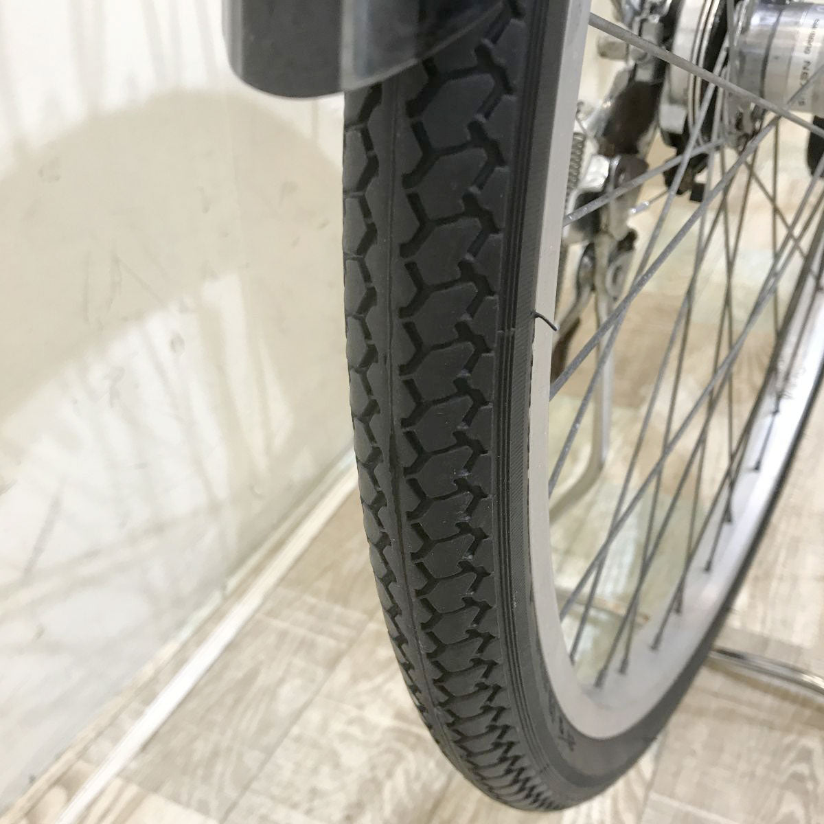 中古電動自転車 ヤマハ PAS チア シルバー 26インチ KH030