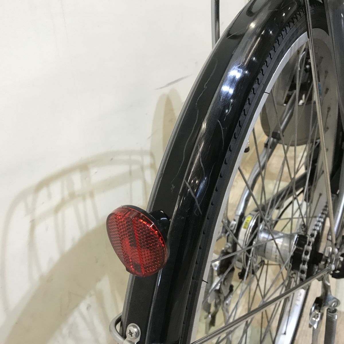 中古電動自転車 ヤマハ PAS チア シルバー 26インチ KH030
