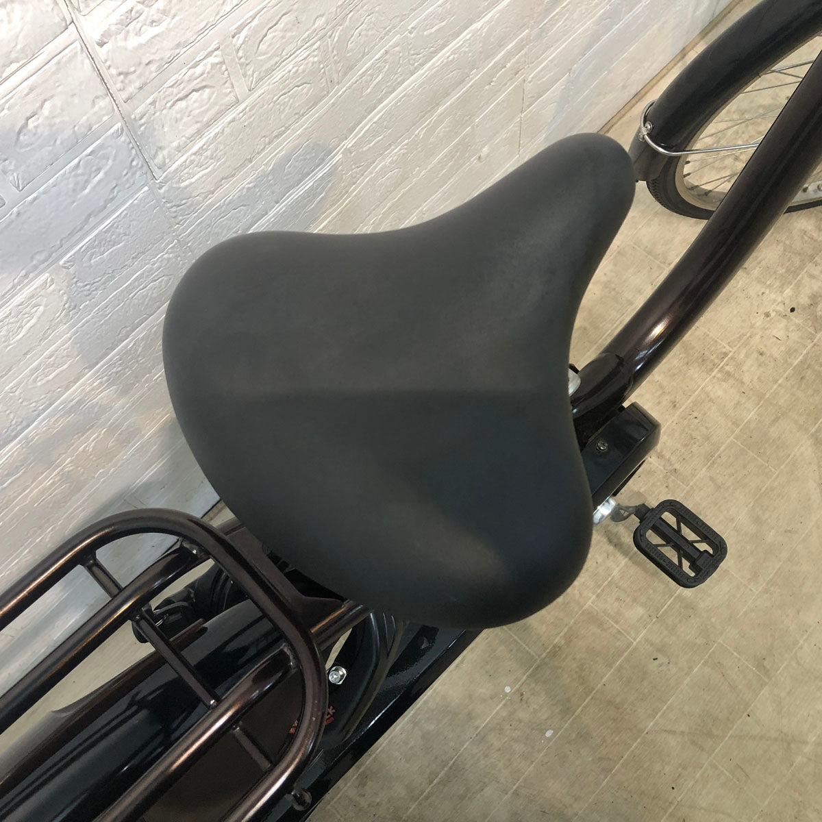 中古電動自転車 ヤマハ PAS With パス ウィズ ブラウン 26インチ YD082