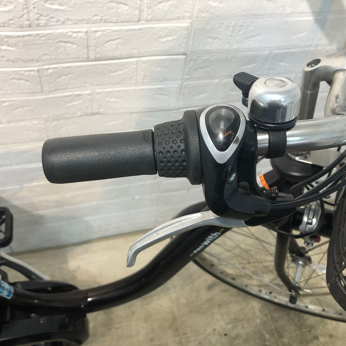 中古電動自転車 ヤマハ PAS With パス ウィズ ブラウン 26インチ YD082