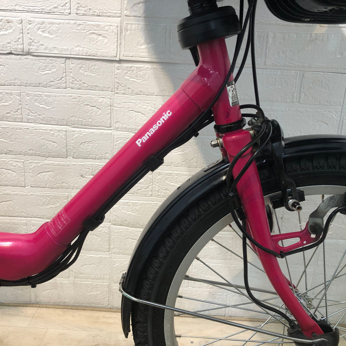 中古電動自転車 新品バッテリー パナソニック ギュット ミニ DX ピンク 20インチ YD083