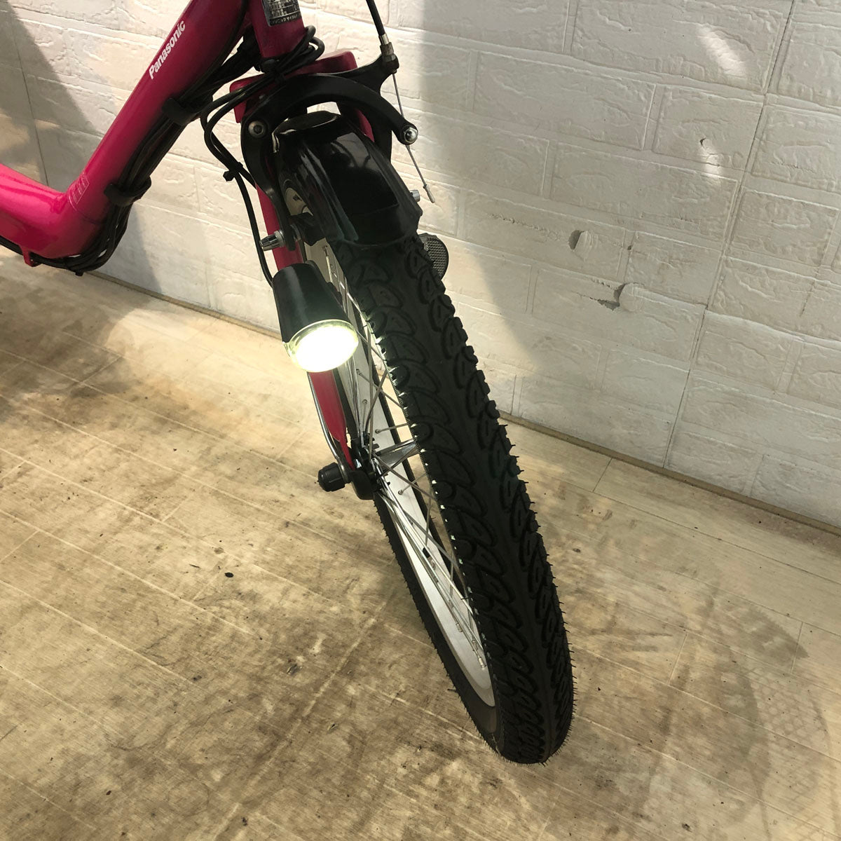 中古電動自転車 新品バッテリー パナソニック ギュット ミニ DX ピンク