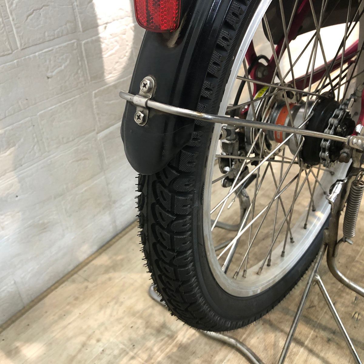 中古電動自転車 新品バッテリー パナソニック ギュット ミニ DX ピンク