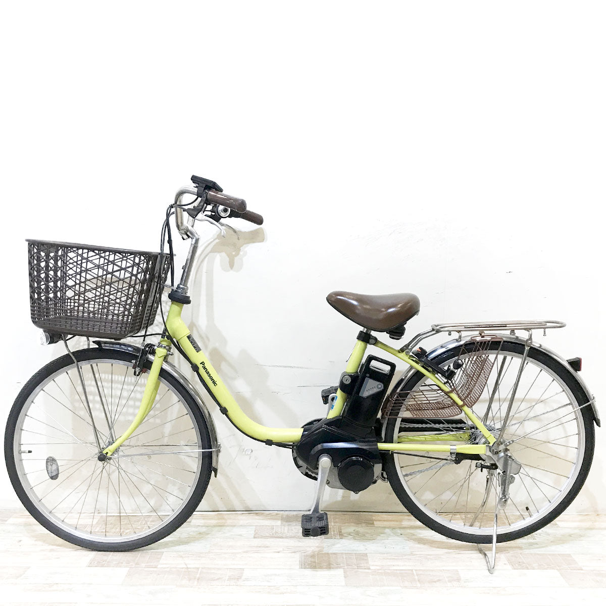 中古電動自転車 パナソニック ビビTX グリーン 24インチ KH031
