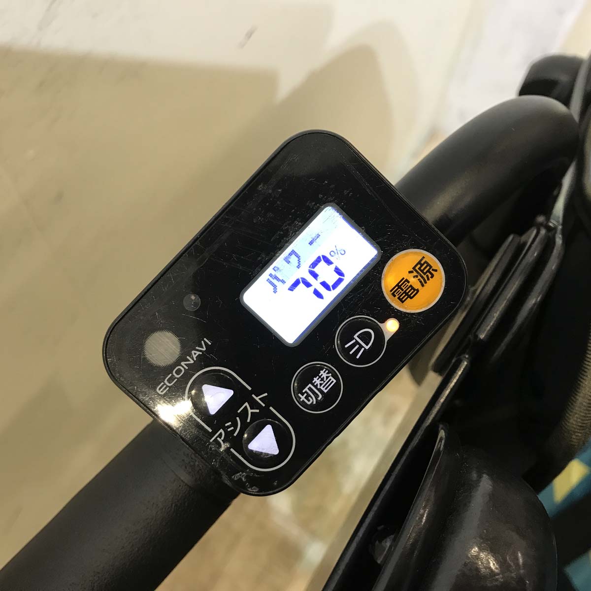 中古電動自転車 パナソニック ギュット ミニ EX イエローグリーン 20インチ KC044