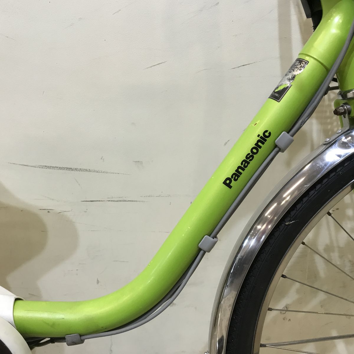 中古電動自転車 パナソニック ビビDX グリーン 26インチ KH032