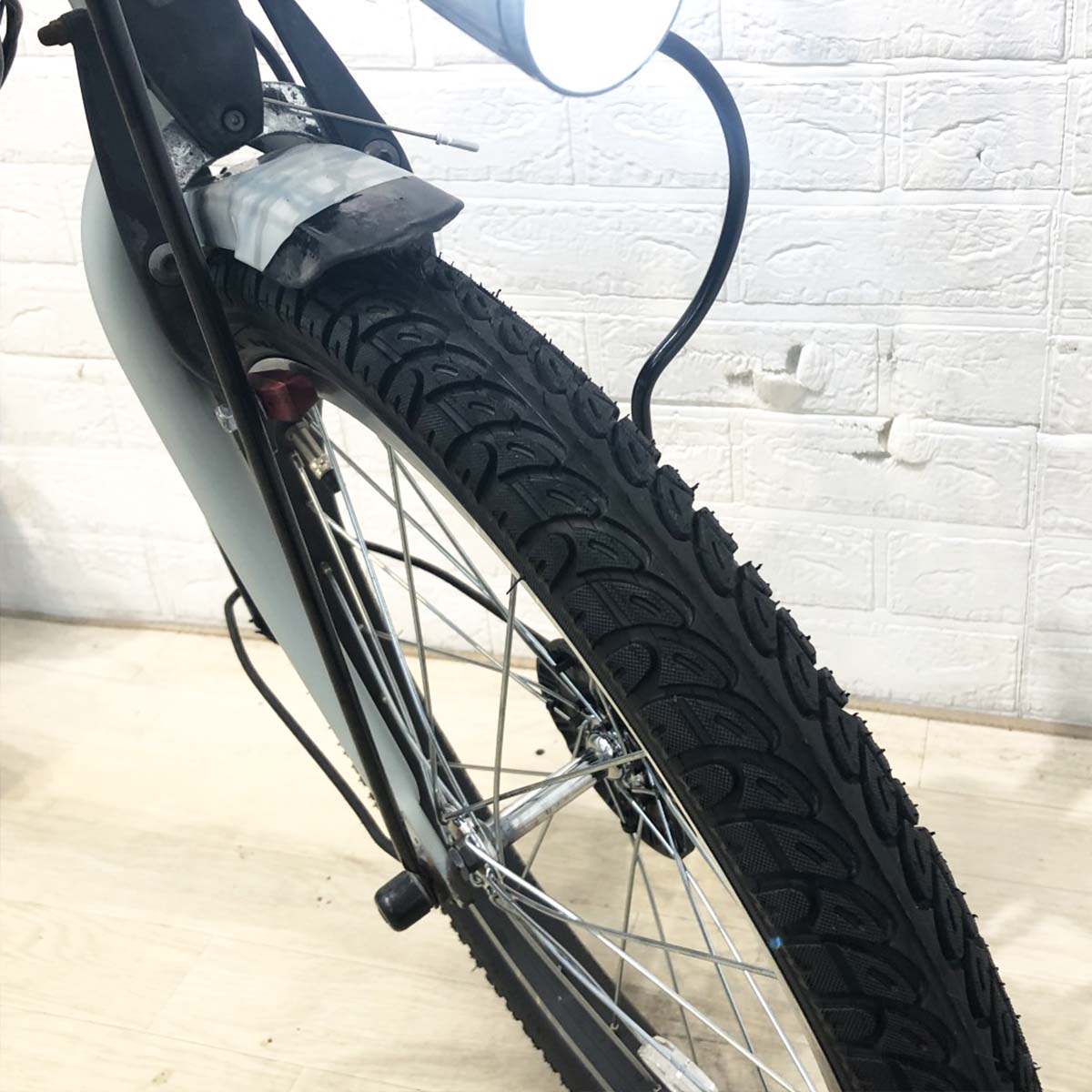 中古電動自転車 ブリヂストン ビッケ2e グレー 20インチ YJ010