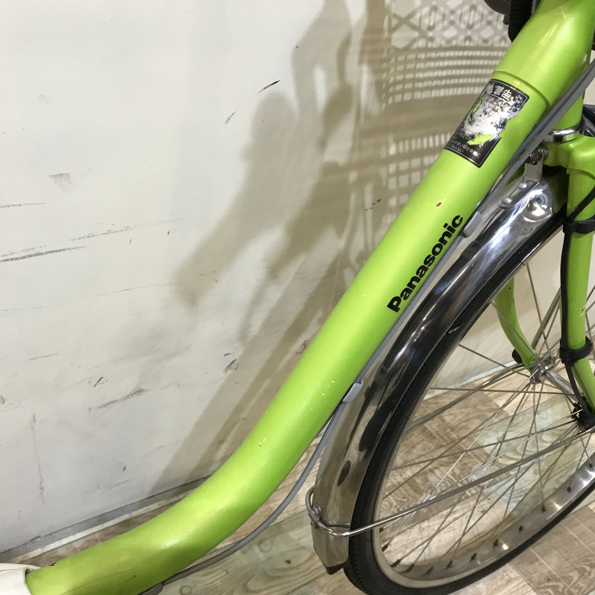 中古電動自転車 パナソニック ビビDX グリーン 26インチ KH032