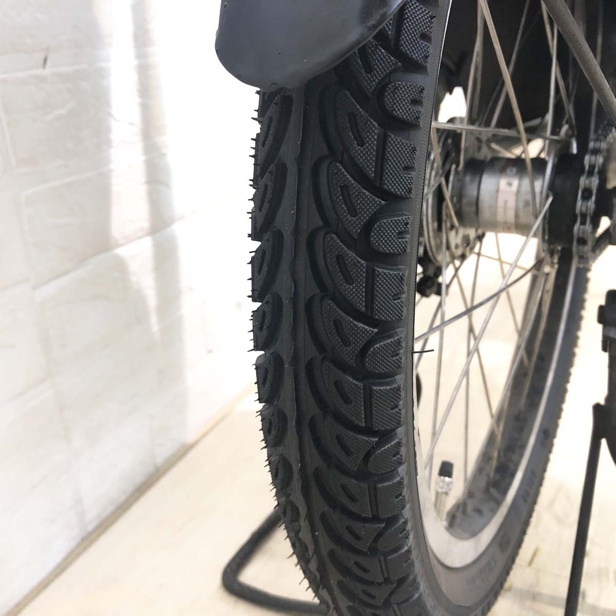 中古電動自転車 ブリヂストン ビッケ2e グレー 20インチ YJ010