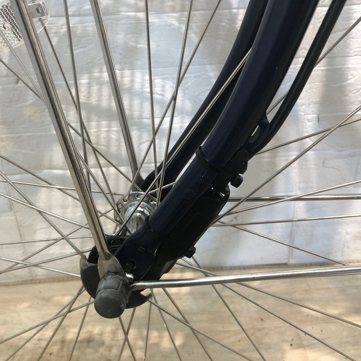 中古電動自転車 ヤマハ PAS With パス ウィズ ネイビー 26インチ YW020