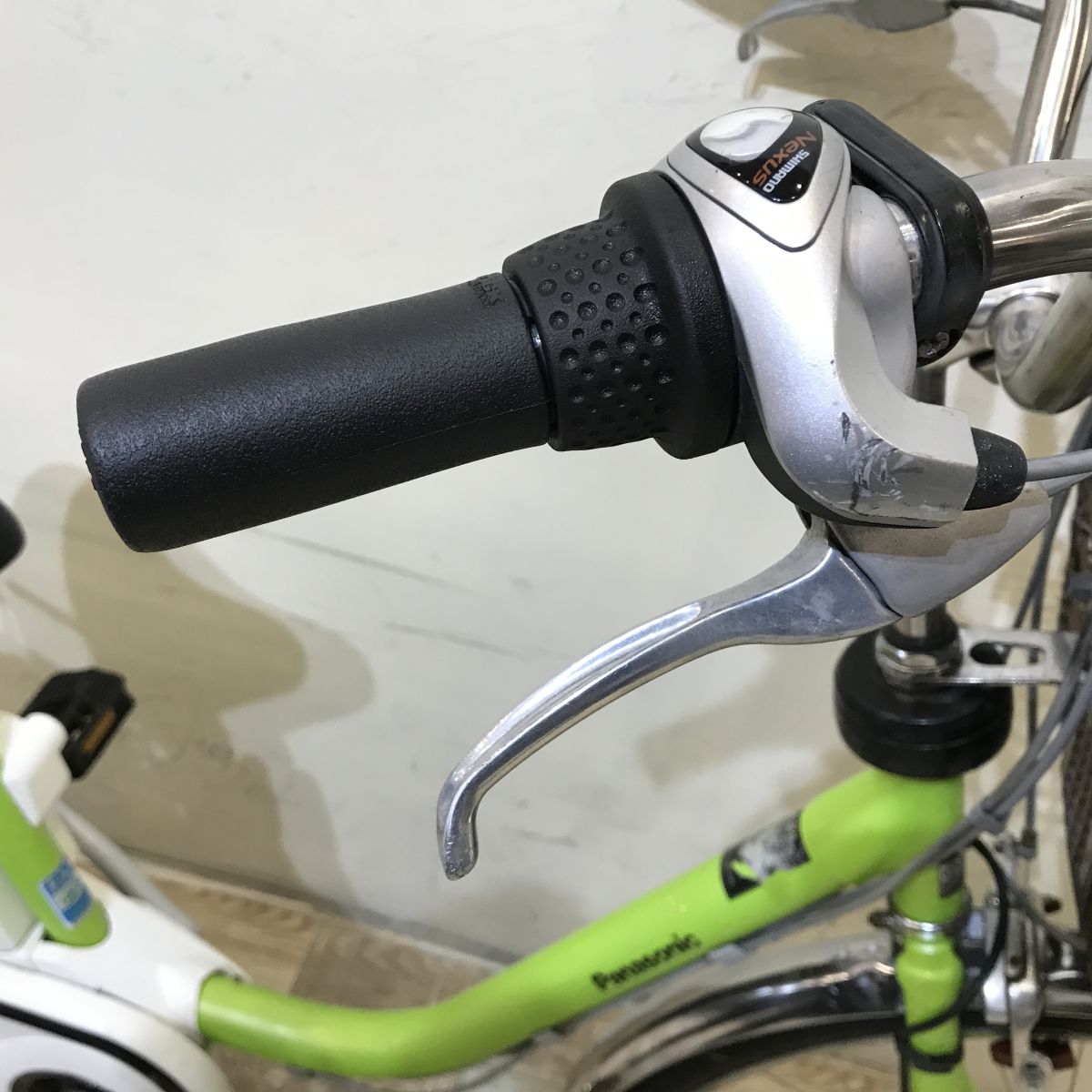 中古電動自転車 パナソニック ビビDX グリーン 26インチ KH032