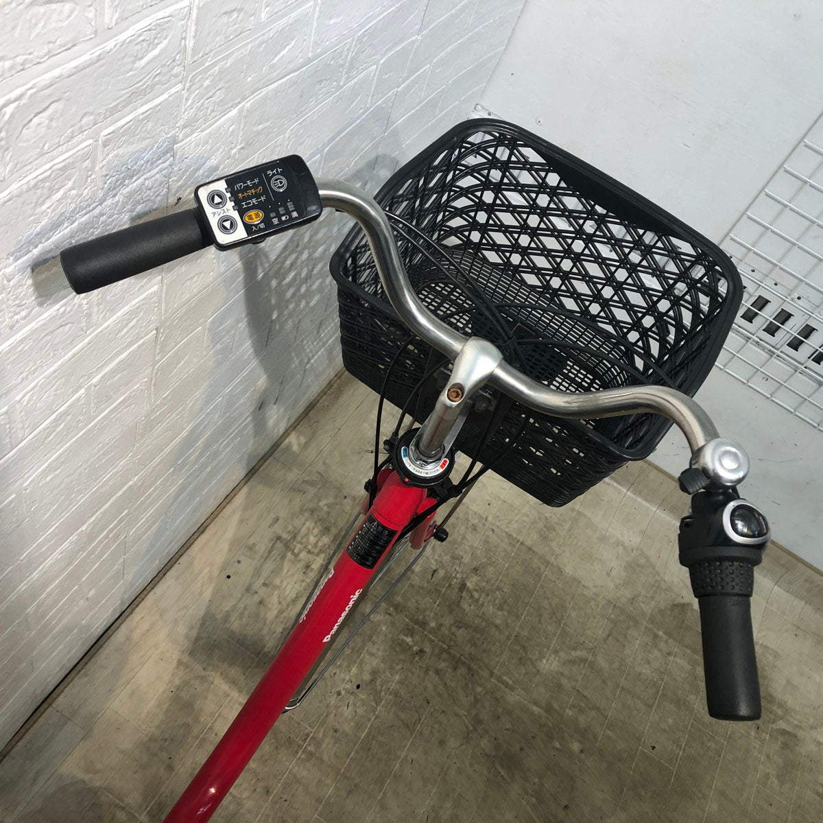 中古電動自転車 パナソニック ビビ SX レッド 26インチ YD084