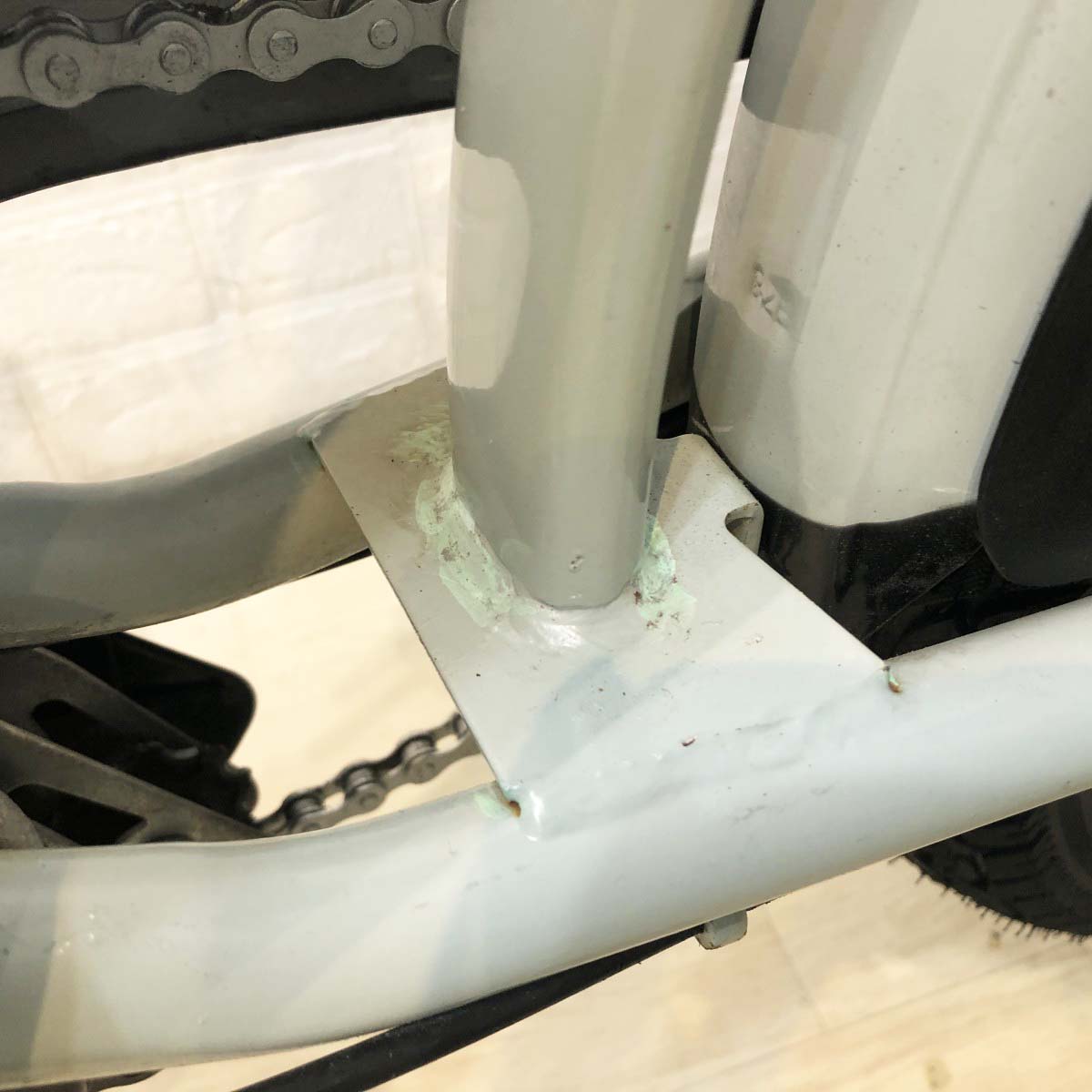 中古電動自転車 ブリヂストン ビッケ2e グレー 20インチ YJ010