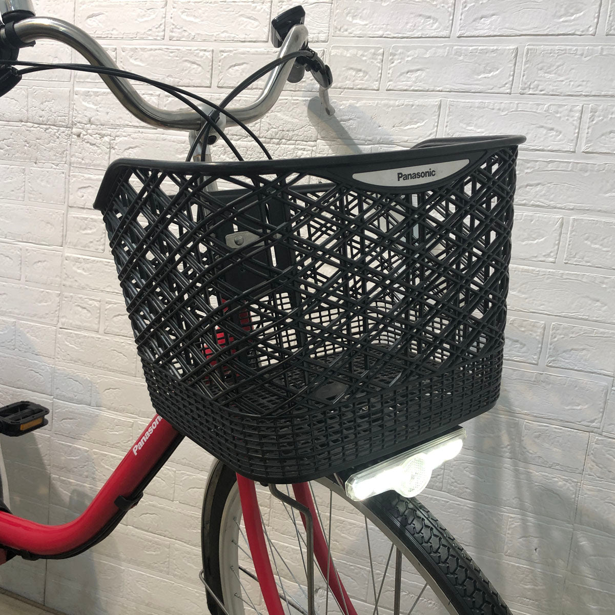 中古電動自転車 パナソニック ビビ SX レッド 26インチ YD084