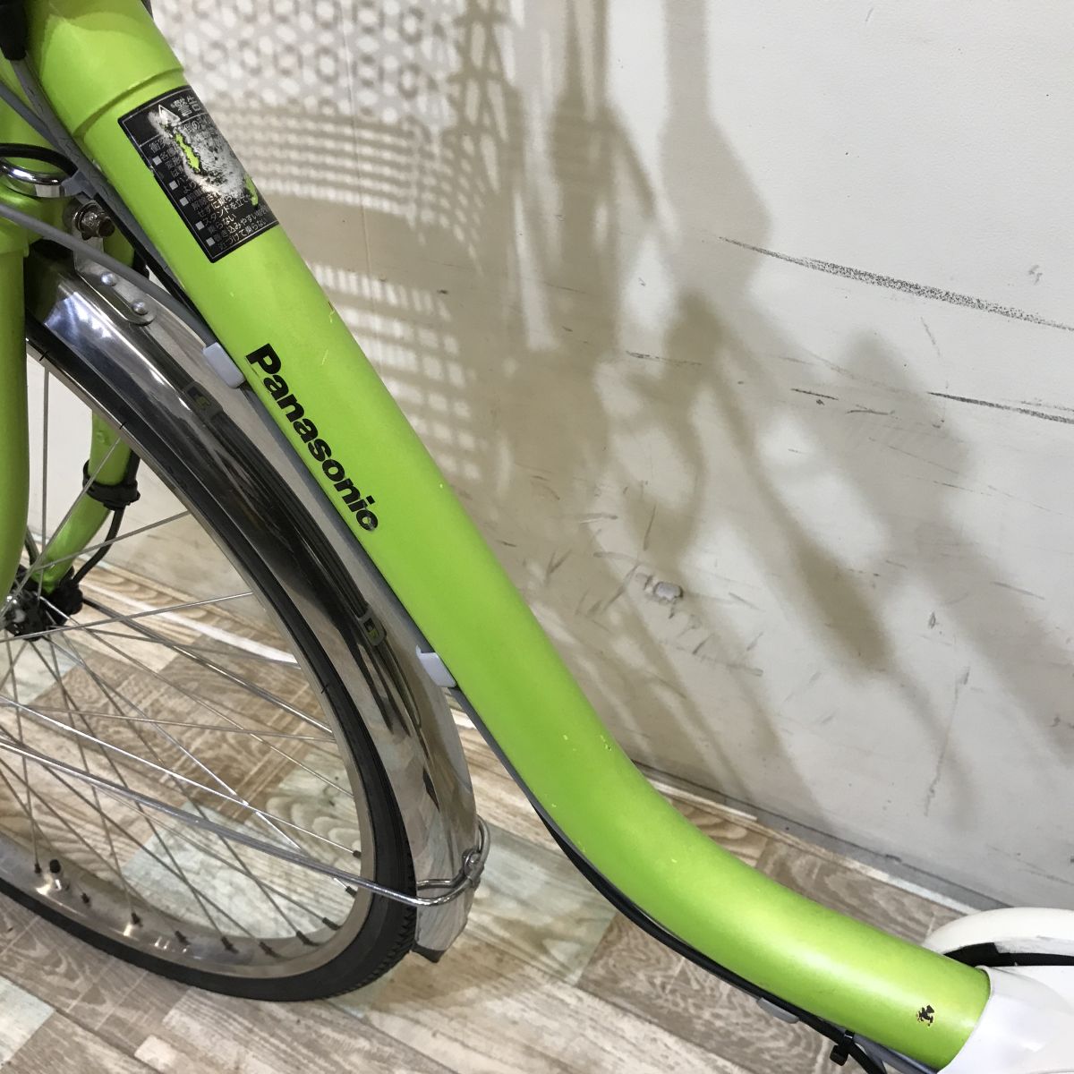 中古電動自転車 パナソニック ビビDX グリーン 26インチ KH032