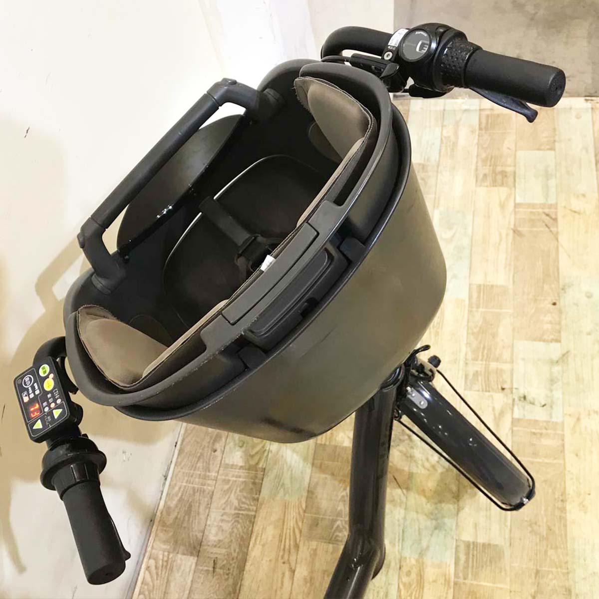 中古電動自転車 ブリヂストン bikke POLAR e ビッケ ポーラー イー グレー 20インチ KC045