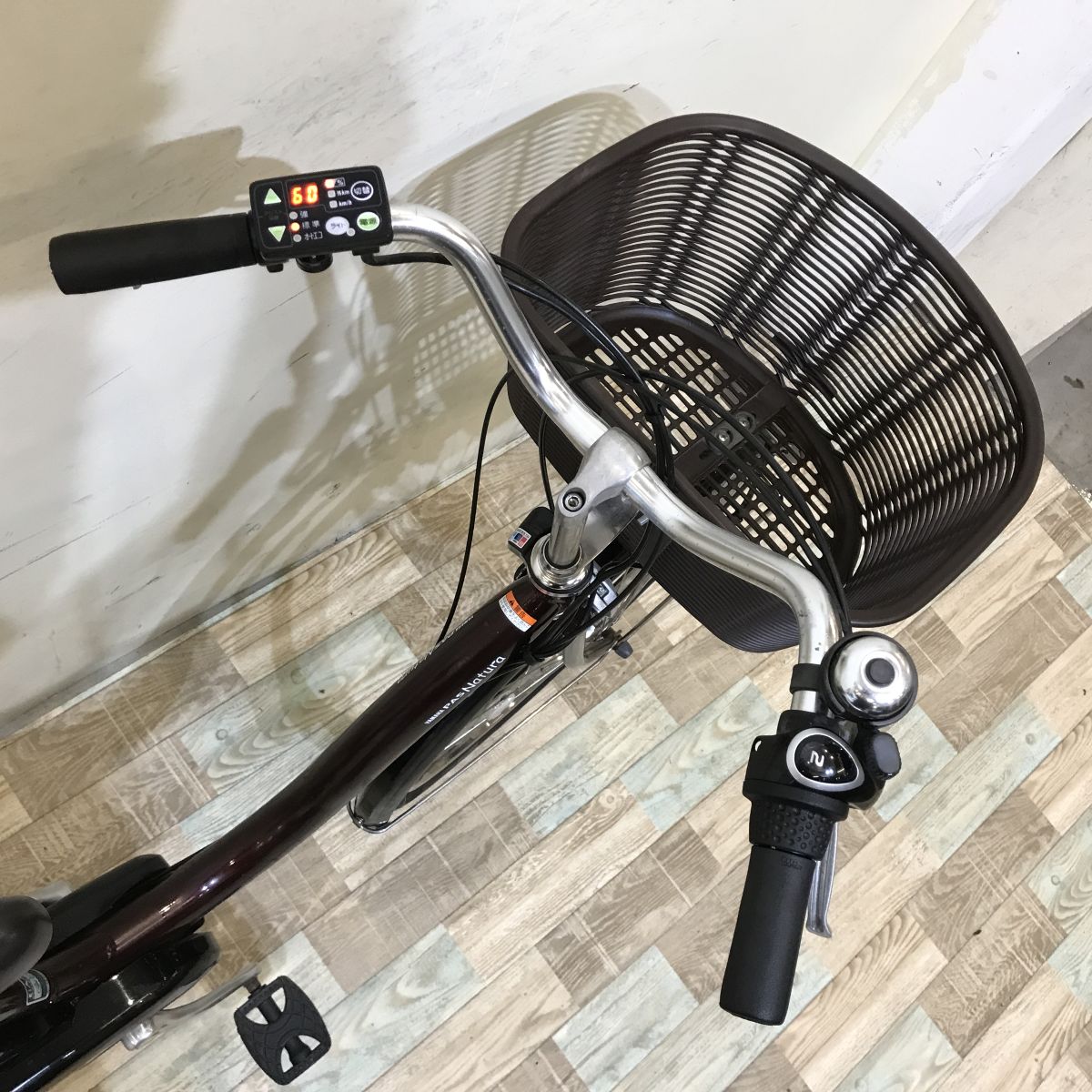 中古電動自転車 ヤマハ PAS ナチュラL ブラウン 26インチ KH033