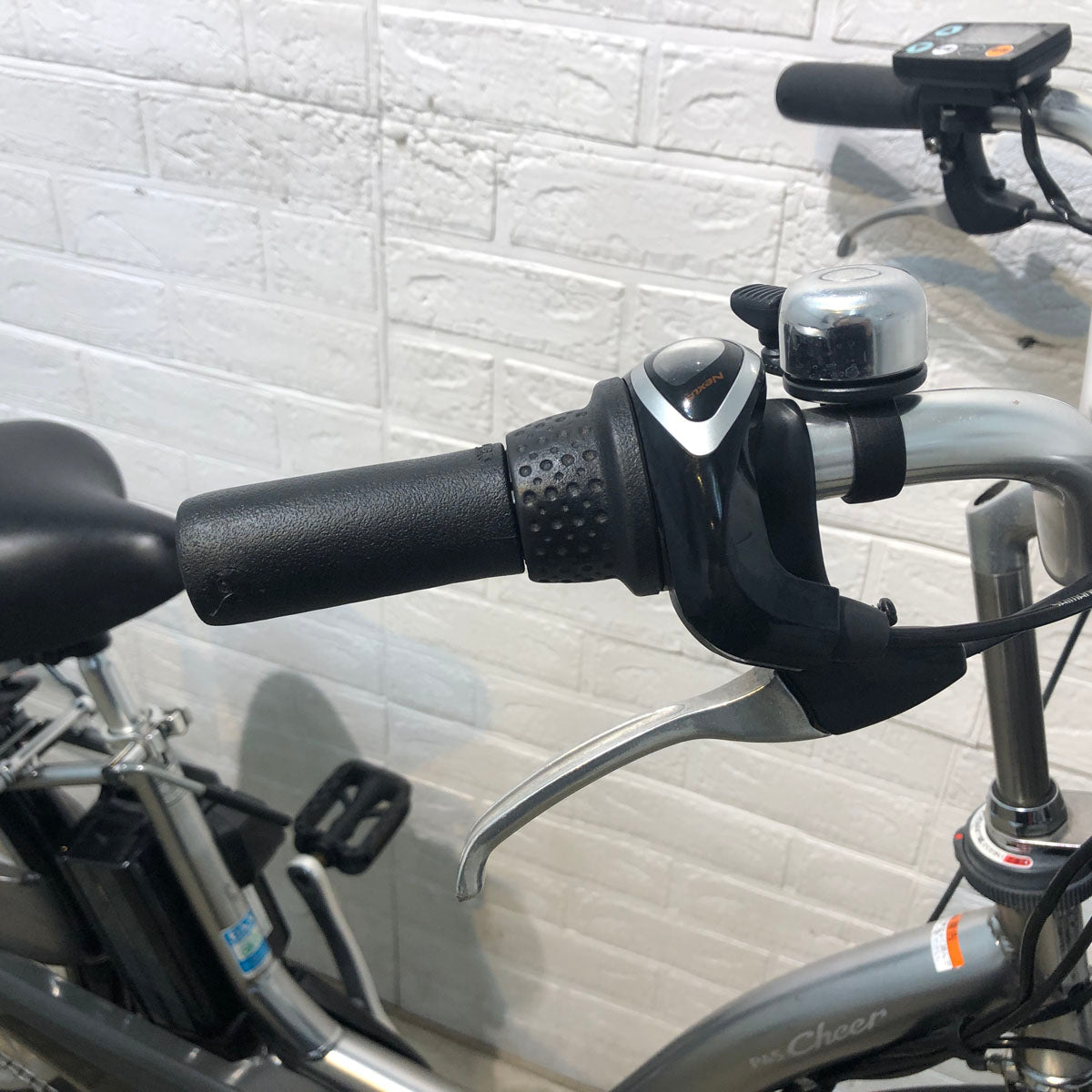 中古電動自転車 ヤマハ PAS Cheer パス チア シルバー 26インチ YD085 