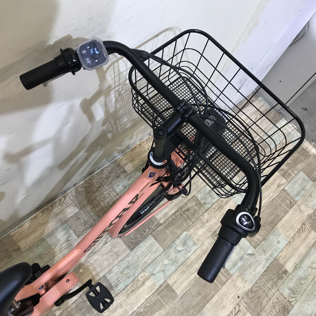 ブリヂストン ステップクルーズ e ピンク 26インチ KT048 【中古車 